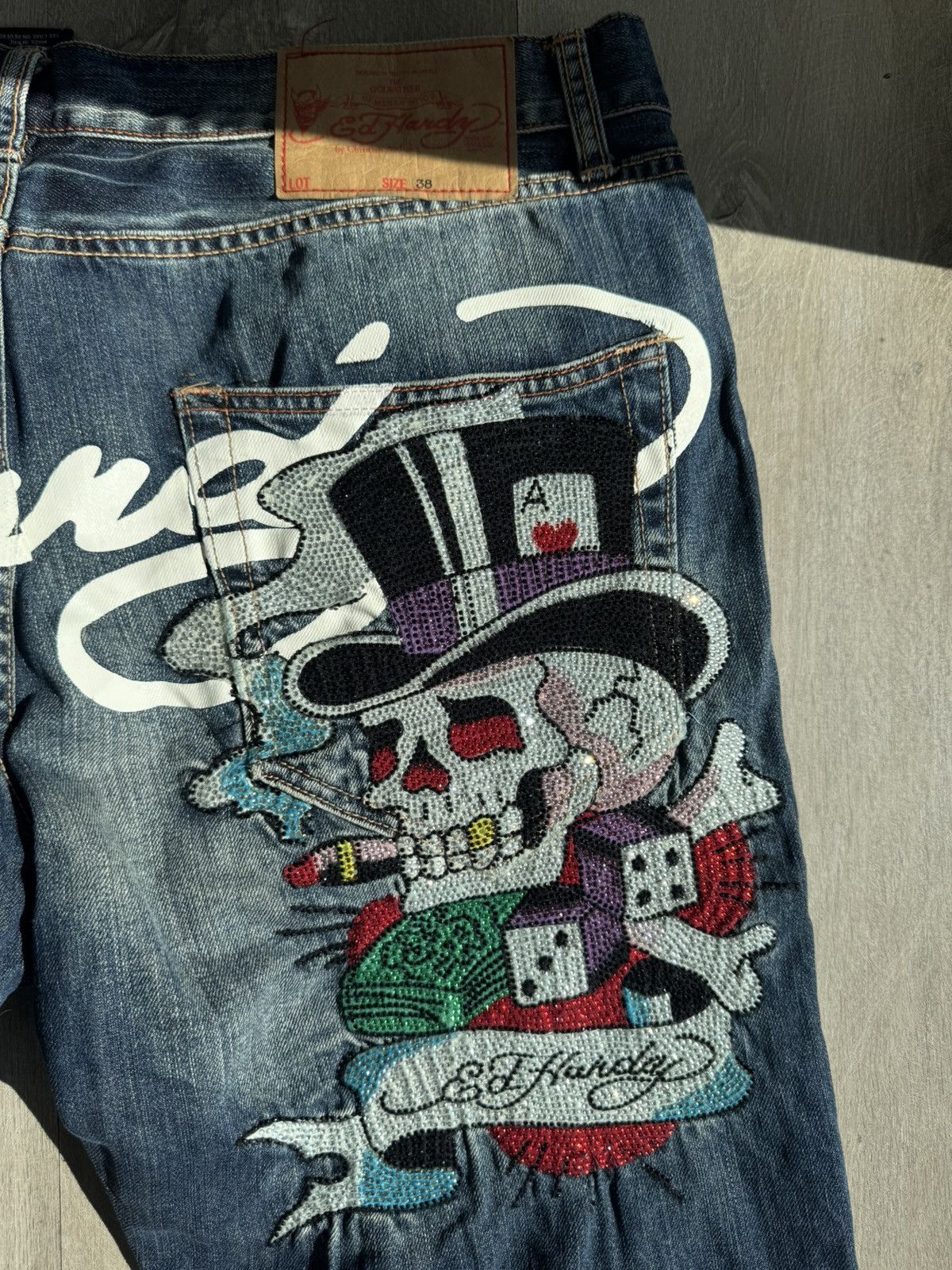 Ed Hardy ed hardy straight jeans Size US 38 / EU 54 - 6 Thumbnail