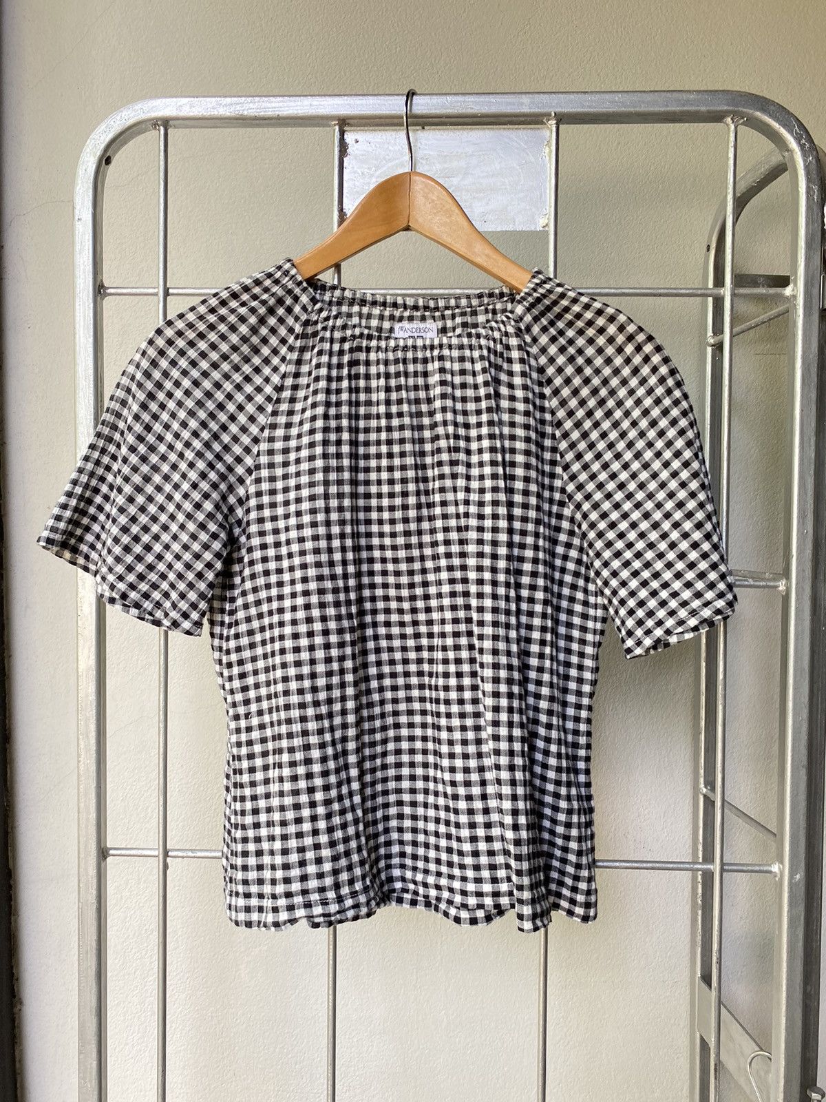 JW Anderson plaid blouse