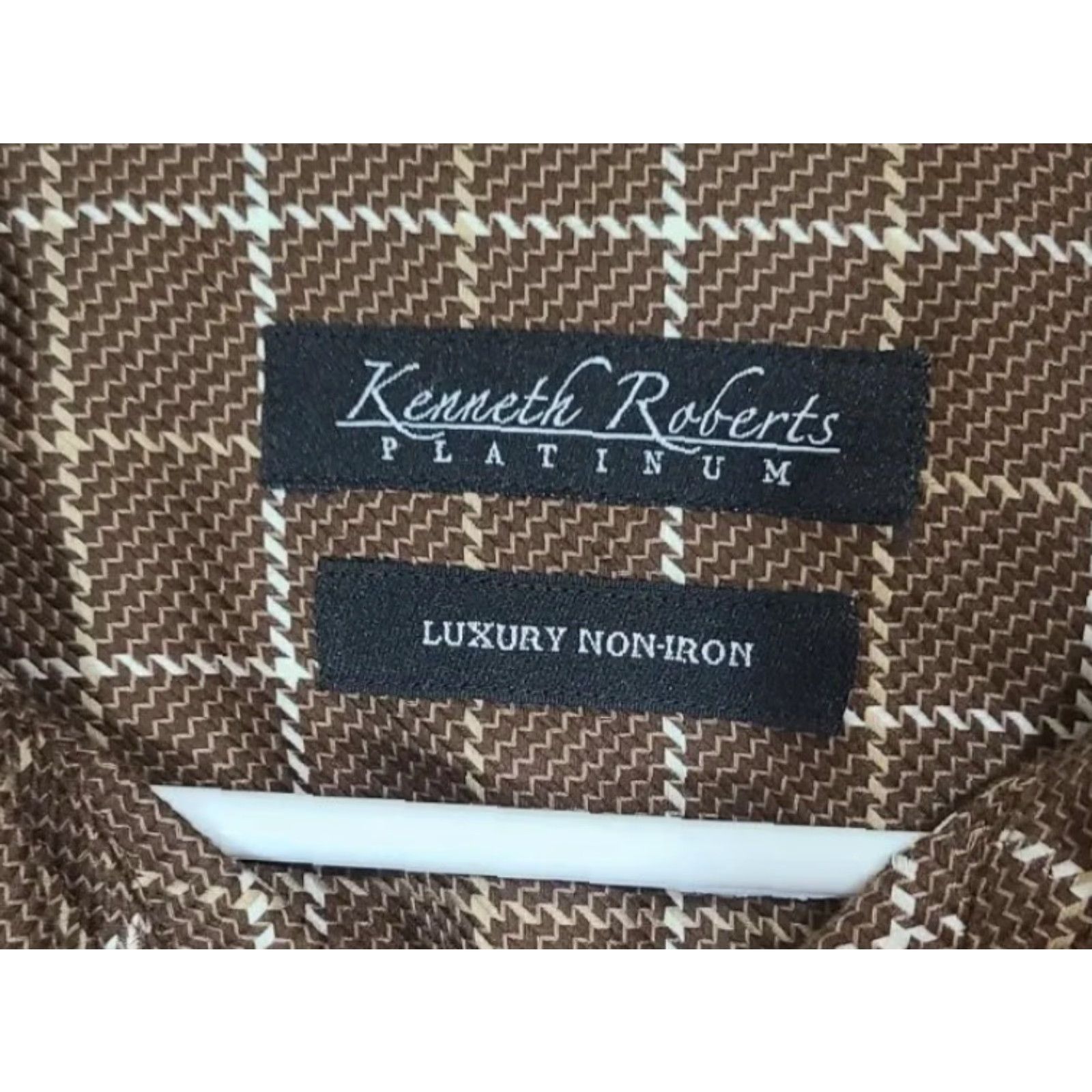 Greats Mens Kenneth Roberts Platinum Long Sleeve Brown Plaid XL Shirt Mens Kenneth Roberts Platinum Long Sleeve Brown Plaid XL Shirt Size US XL / EU 56 / 4 - 3 Thumbnail