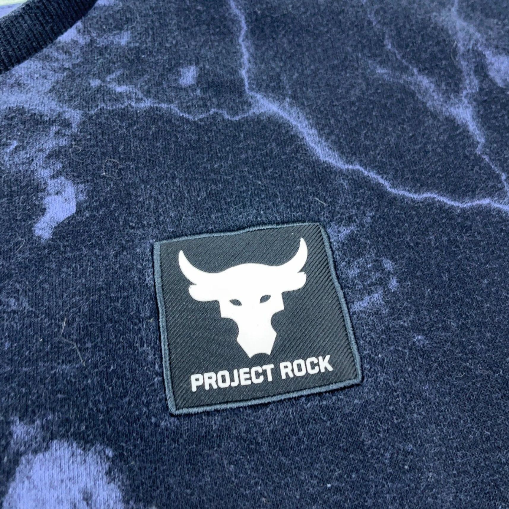 Under Armour Under Armour Sweatshirt Men Medium Black Purple Project Rock Crew Neck Tie Dye Size US M / EU 48-50 / 2 - 4 Thumbnail