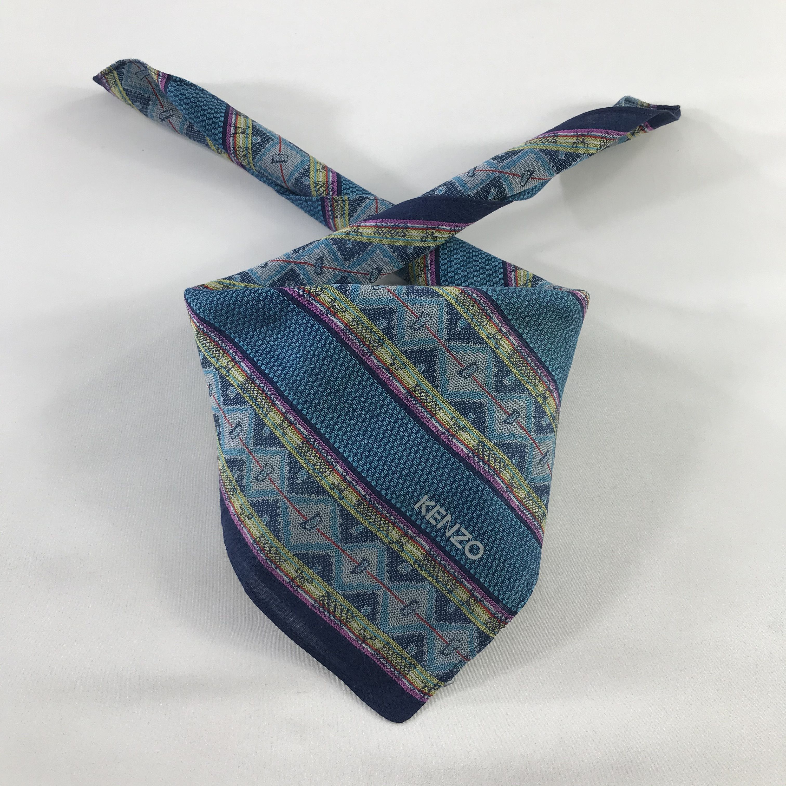 Kenzo × Vintage Kenzo Bandana / Handkerchief / Neckerchief - S433 Size ONE SIZE - 3 Thumbnail