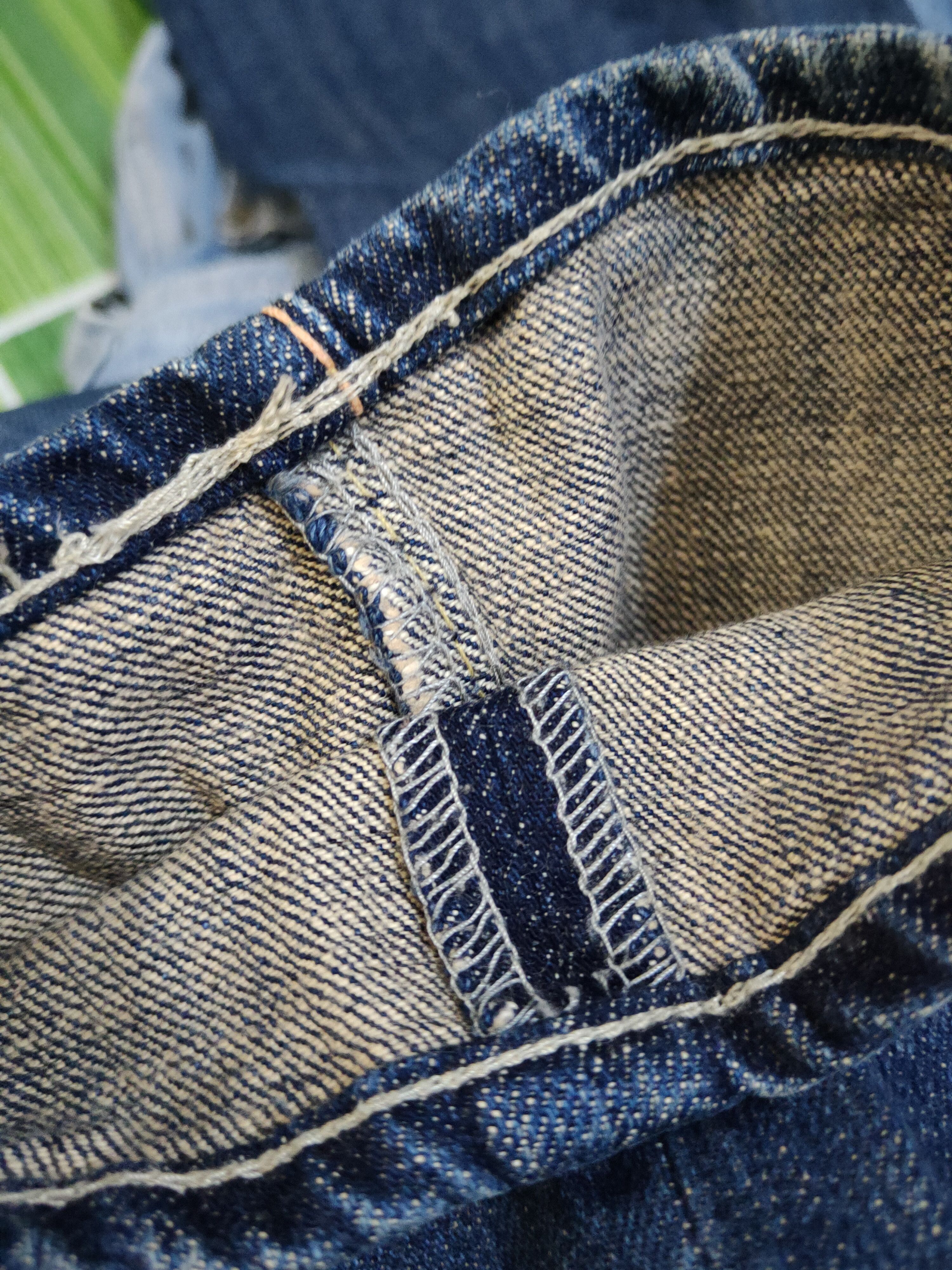Japanese Brand Et Boite Dark Blue Distressed Ripped denim Jeans #W2058 Size 28" / US 6 / IT 42 - 13 Thumbnail