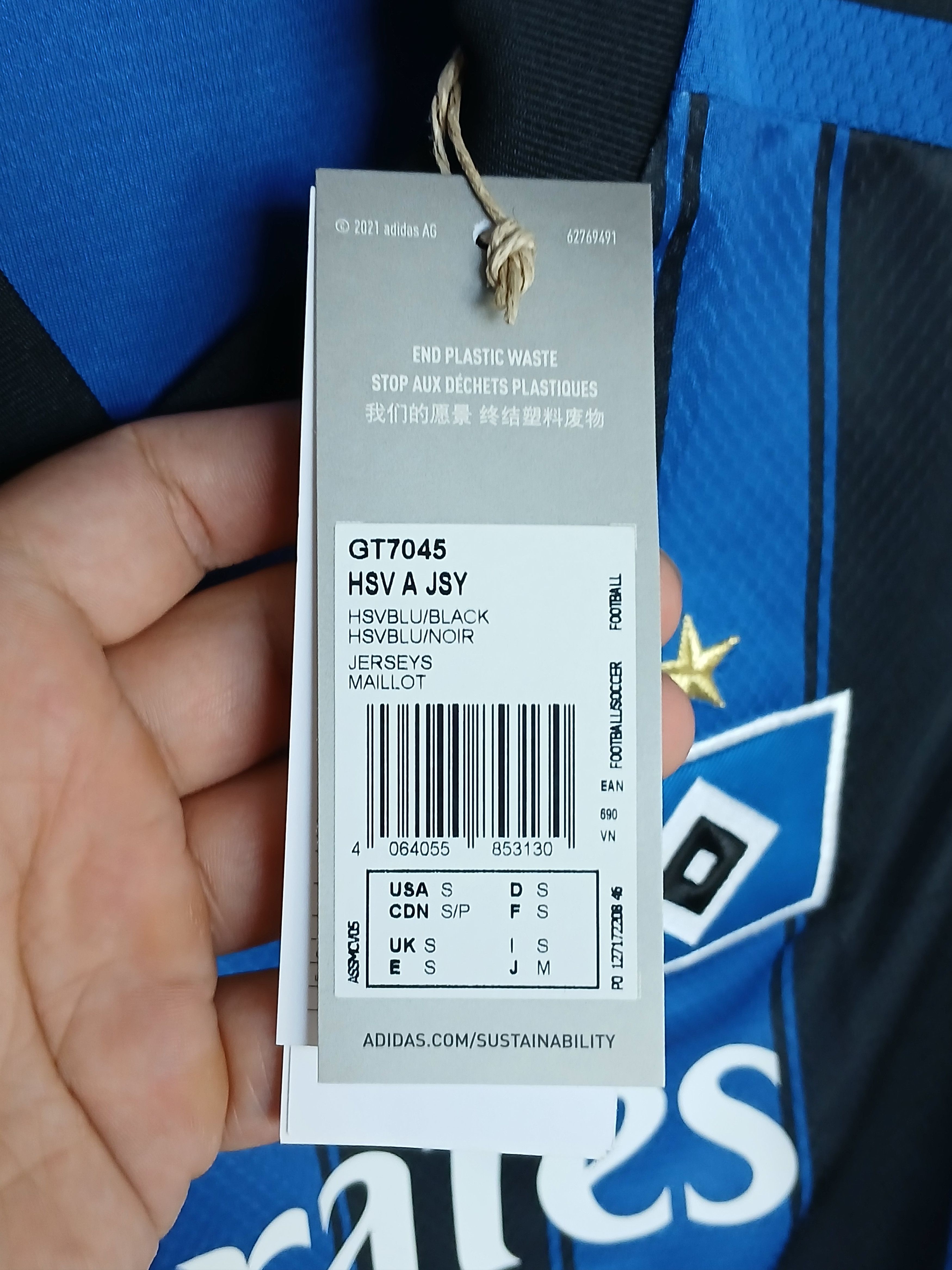 Adidas Hamburg 2021/2022 Away Football Jersey T-Shirt Size US S / EU 44-46 / 1 - 10 Thumbnail