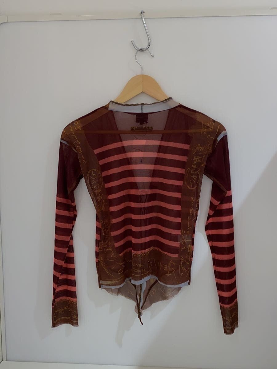 Jean Paul Gaultier Striped Mesh Cardigan Top Size S / US 4 / IT 40 - 2 Thumbnail