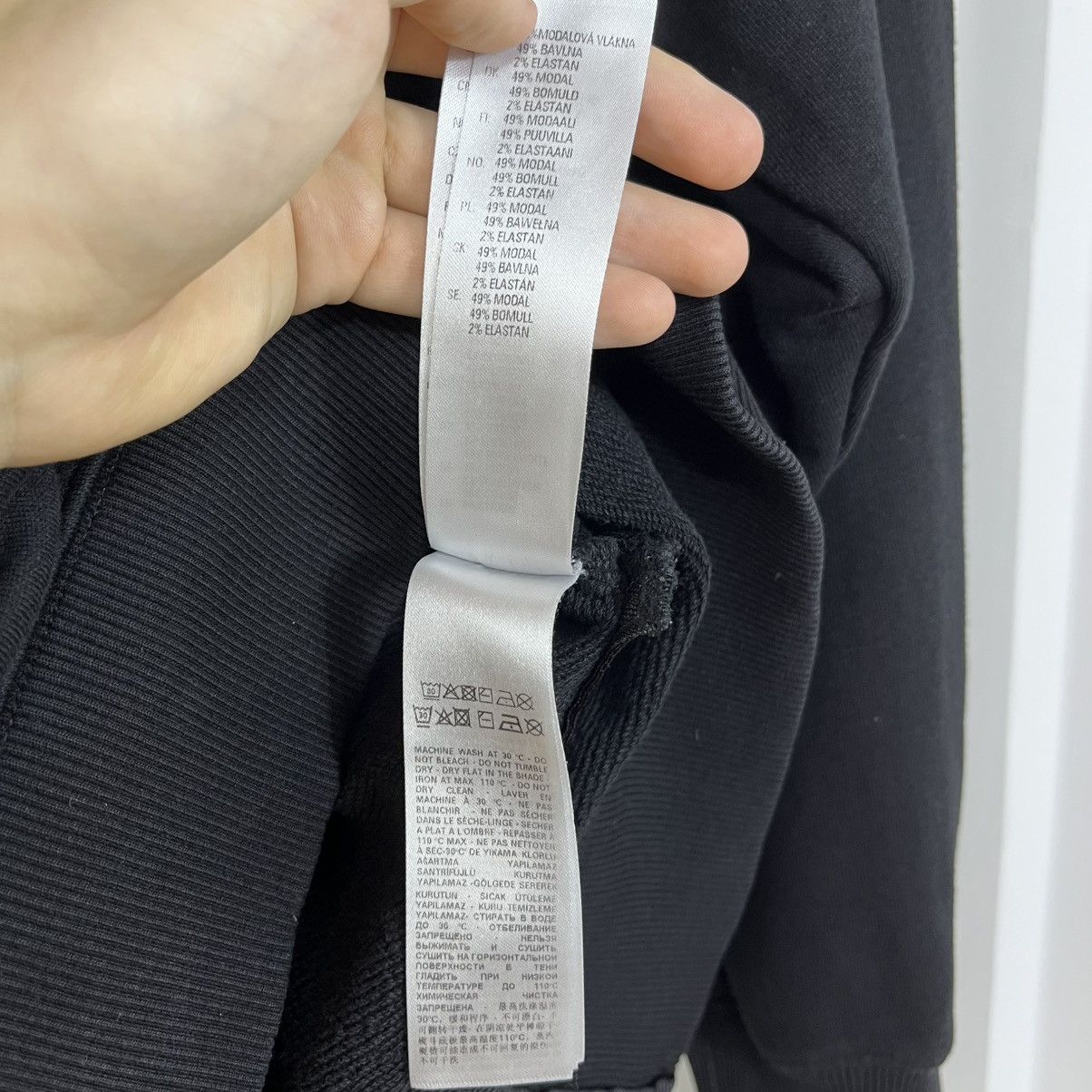 Diesel Diesel l’eremite Big Print Oversized Black Hoodie Y2K Size US L / EU 52-54 / 3 - 10 Thumbnail