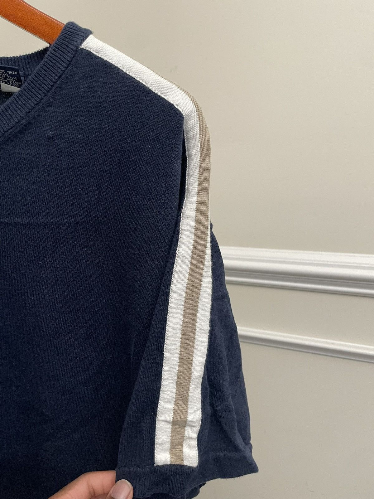 Vintage Vintage 90s Gap Striped Ribbed Sweater Knit Our Legacy Size US L / EU 52-54 / 3 - 4 Thumbnail