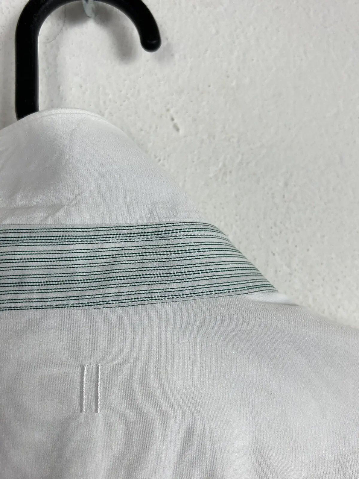 Neil Barrett Neil Barrett SS'12 Pre Collection Long Sleeve Shirt In White Size US M / EU 48-50 / 2 - 5 Thumbnail