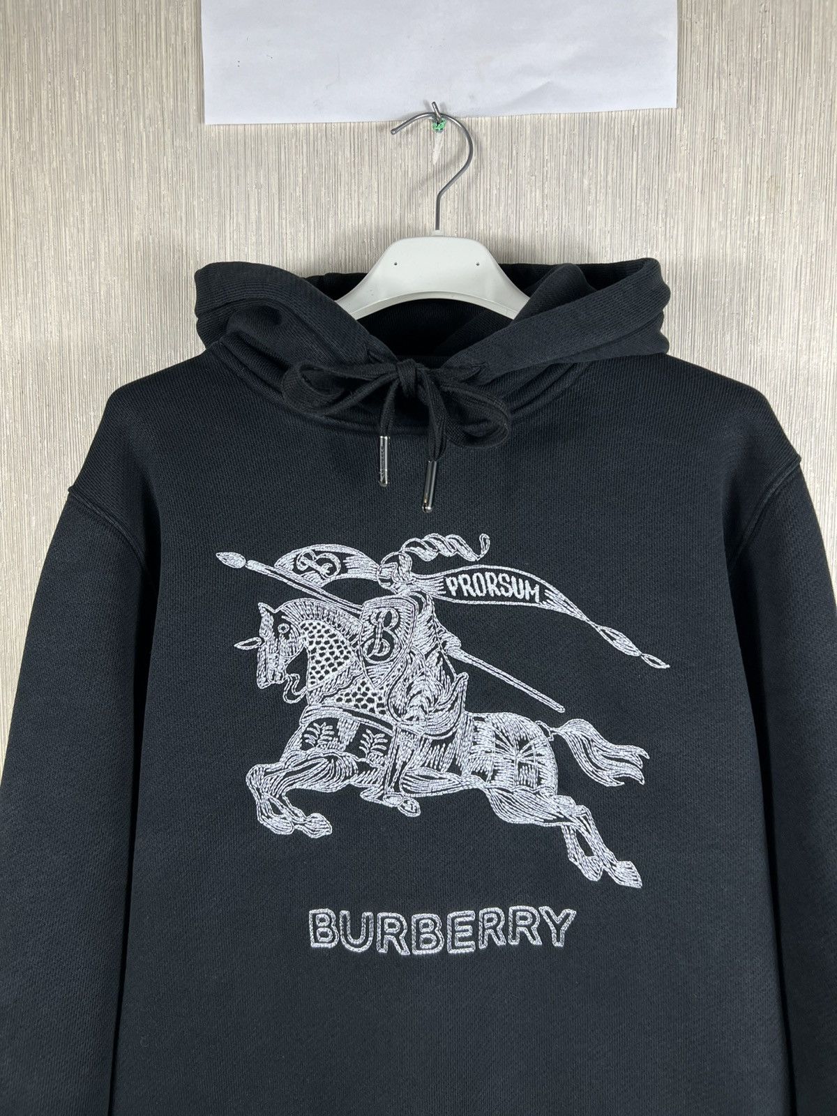Burberry London big logo knight prorsum embroidered hoodie
