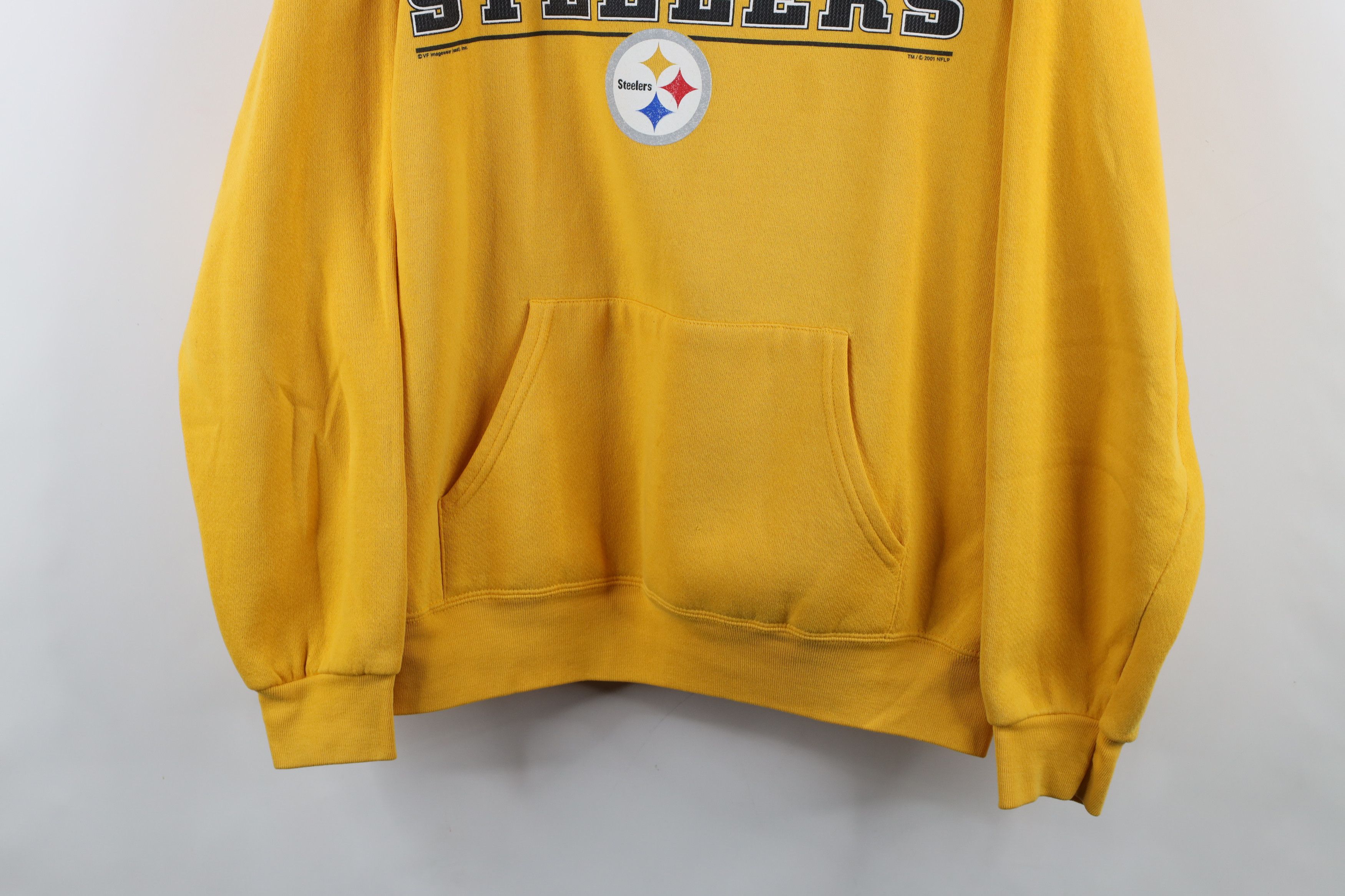 Vintage Vintage Y2K 2001 Spell Pittsburgh Steelers Football Hoodie Size US XL / EU 56 / 4 - 3 Thumbnail