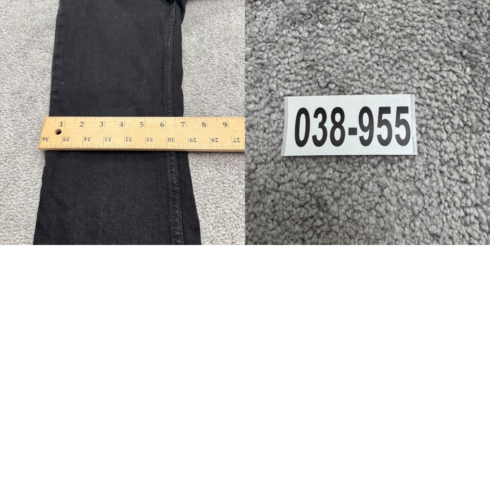Zara Zara Jeans Womens Black Denim Wide-Leg High Rise 25x26 5-Pocket Stretch Baggy Casual City Outdoor Streetwear Size 26" / US 2 / IT 38 - 10 Thumbnail
