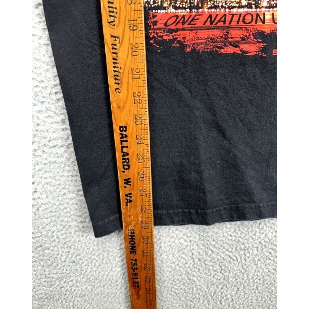 Vintage VTG Know Your Enemy Sports Shirt Mens Large Black Printed 90s Short Sleeve Crew Neck Cotton USA Made Mens Size US L / EU 52-54 / 3 - 7 Thumbnail
