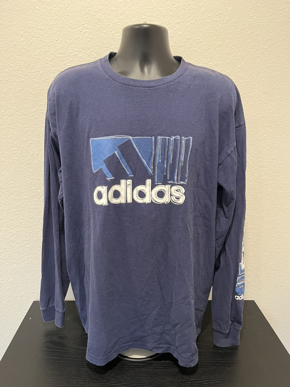 Adidas × Vintage Vintage adidas long sleeve shirt Size US XXL / EU 58 / 5 - 1 Thumbnail
