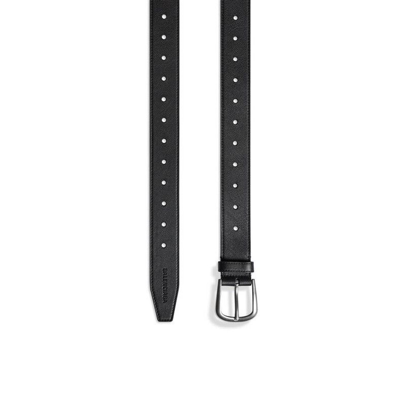 Balenciaga o1bcso1str0226 Size: 85 / Half Moon Belt In Black Size 34 - 1 Thumbnail