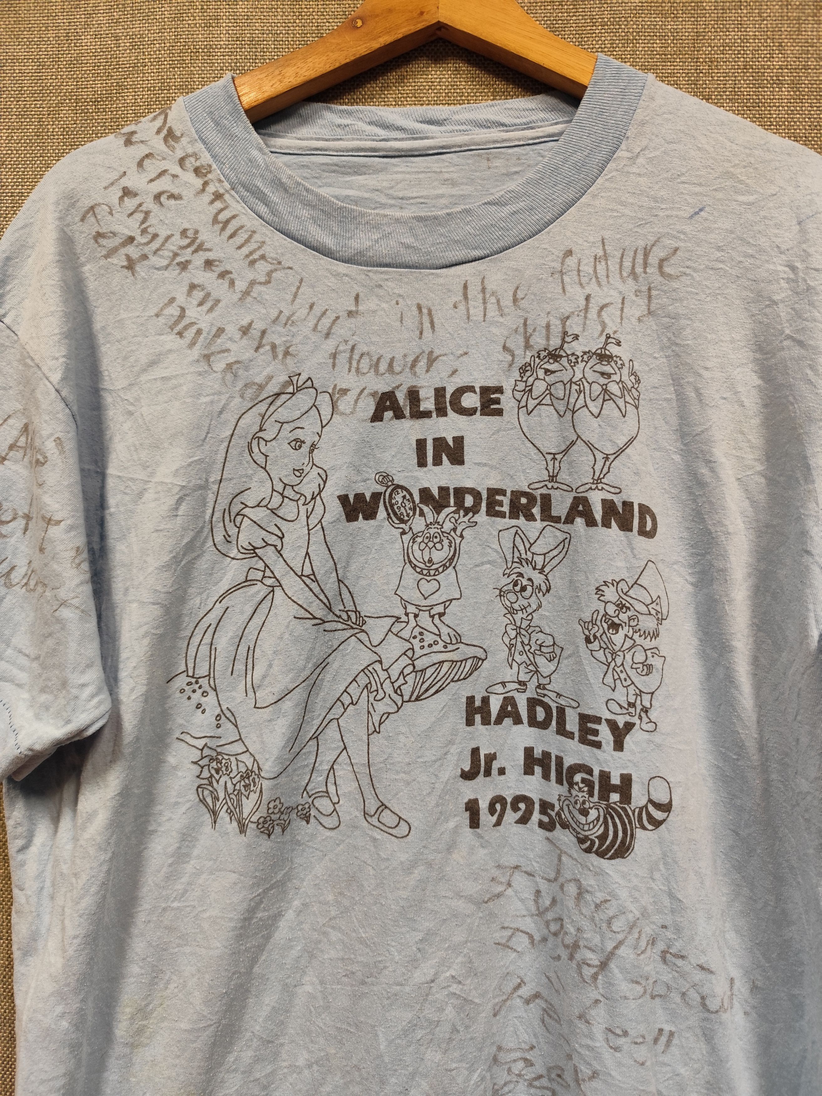 Other Vintage 90s Alice In Wonderland Tee Size US L / EU 52-54 / 3 - 3 Thumbnail