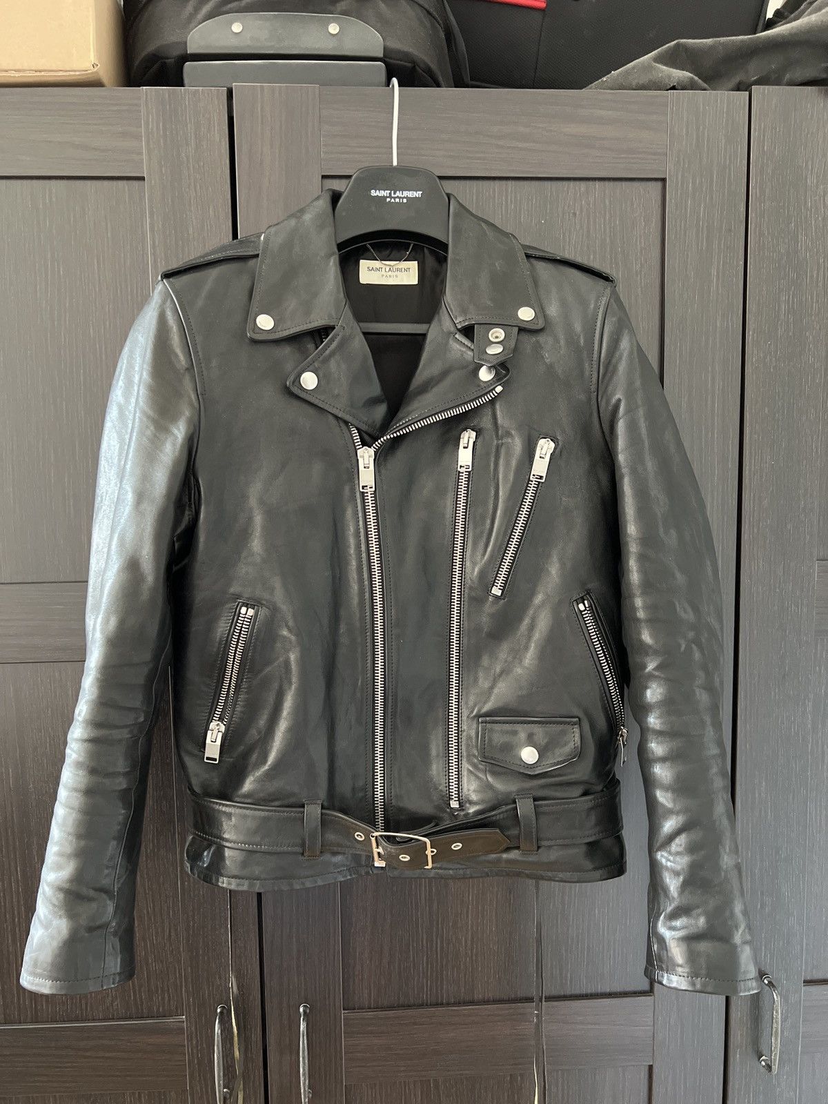 Saint Laurent Paris Saint Laurent Paris L17 Leather Jacket size 48 from 2018 Size US M / EU 48-50 / 2 - 13 Thumbnail