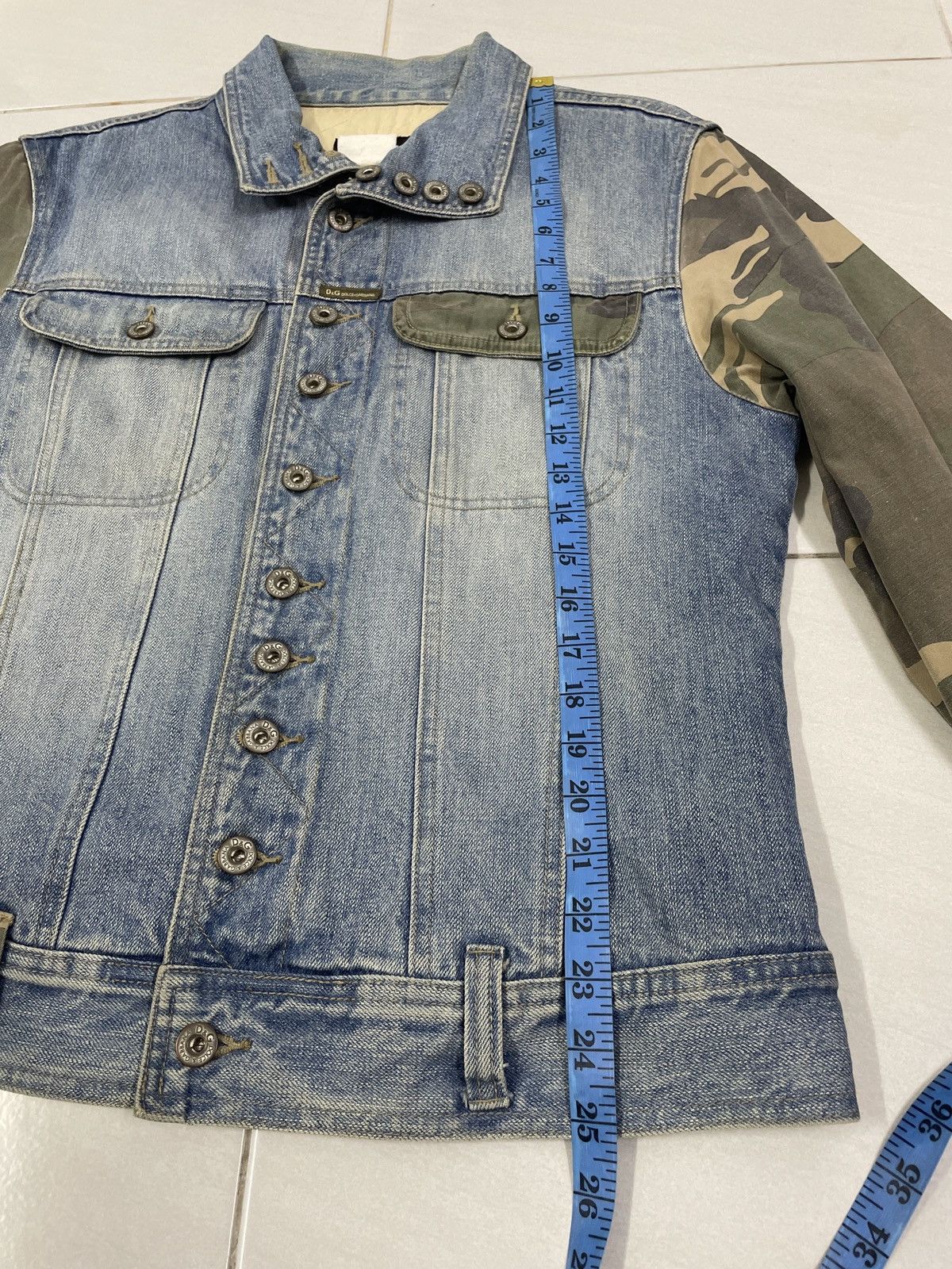 Dolce & Gabbana Y2K Dolce&Gabbana Denim Camo Jacket Size US L / EU 52-54 / 3 - 12 Thumbnail