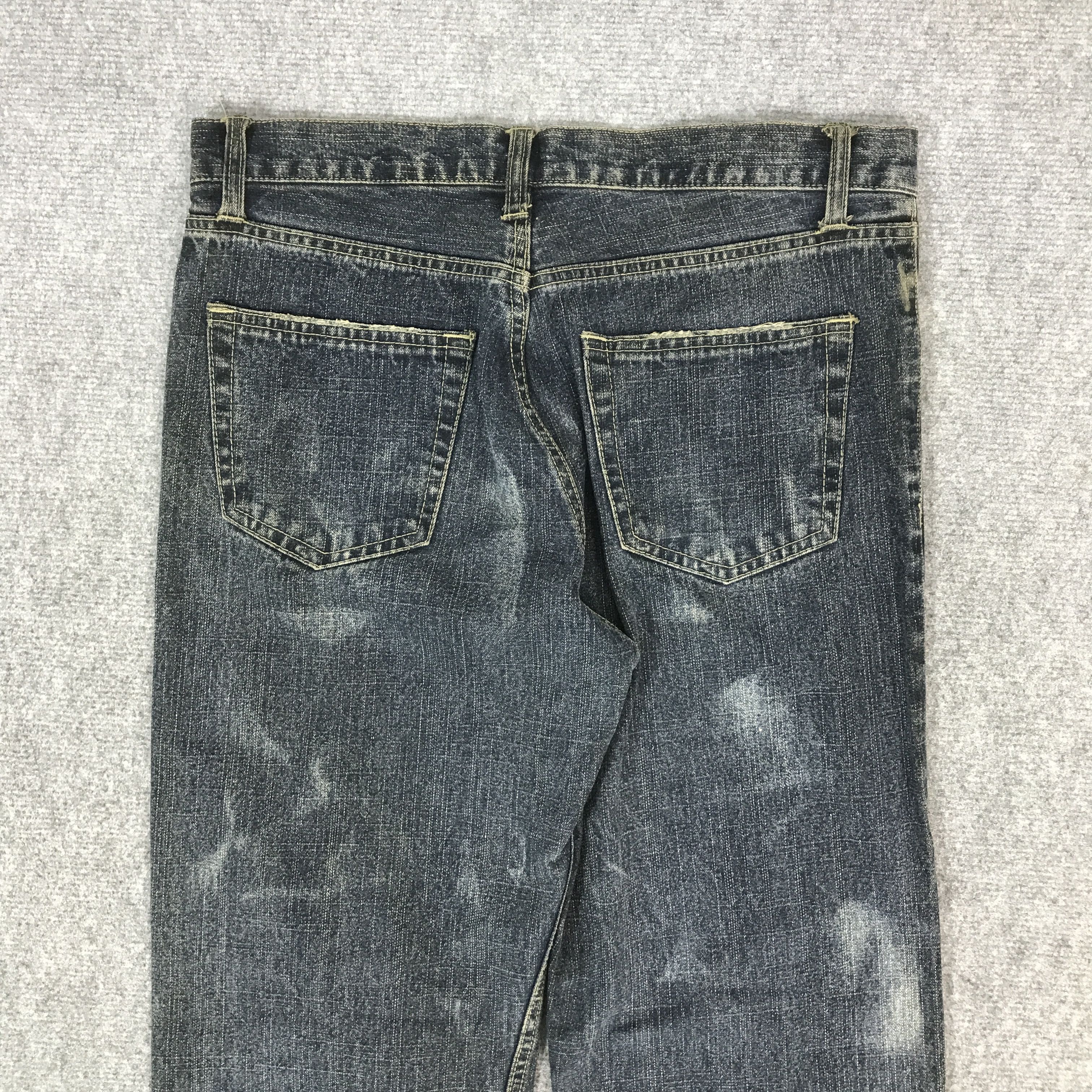 Japanese Brand JAPAN BRAND PUNK FREE BEAT DENIM PANTS K54B14 Size US 32 / EU 48 - 5 Thumbnail