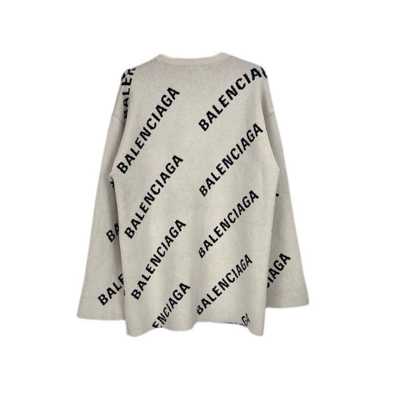 Balenciaga Baenciaga beige bullet screen long sweater-2506 Size US XS / EU 42 / 0 - 2 Thumbnail