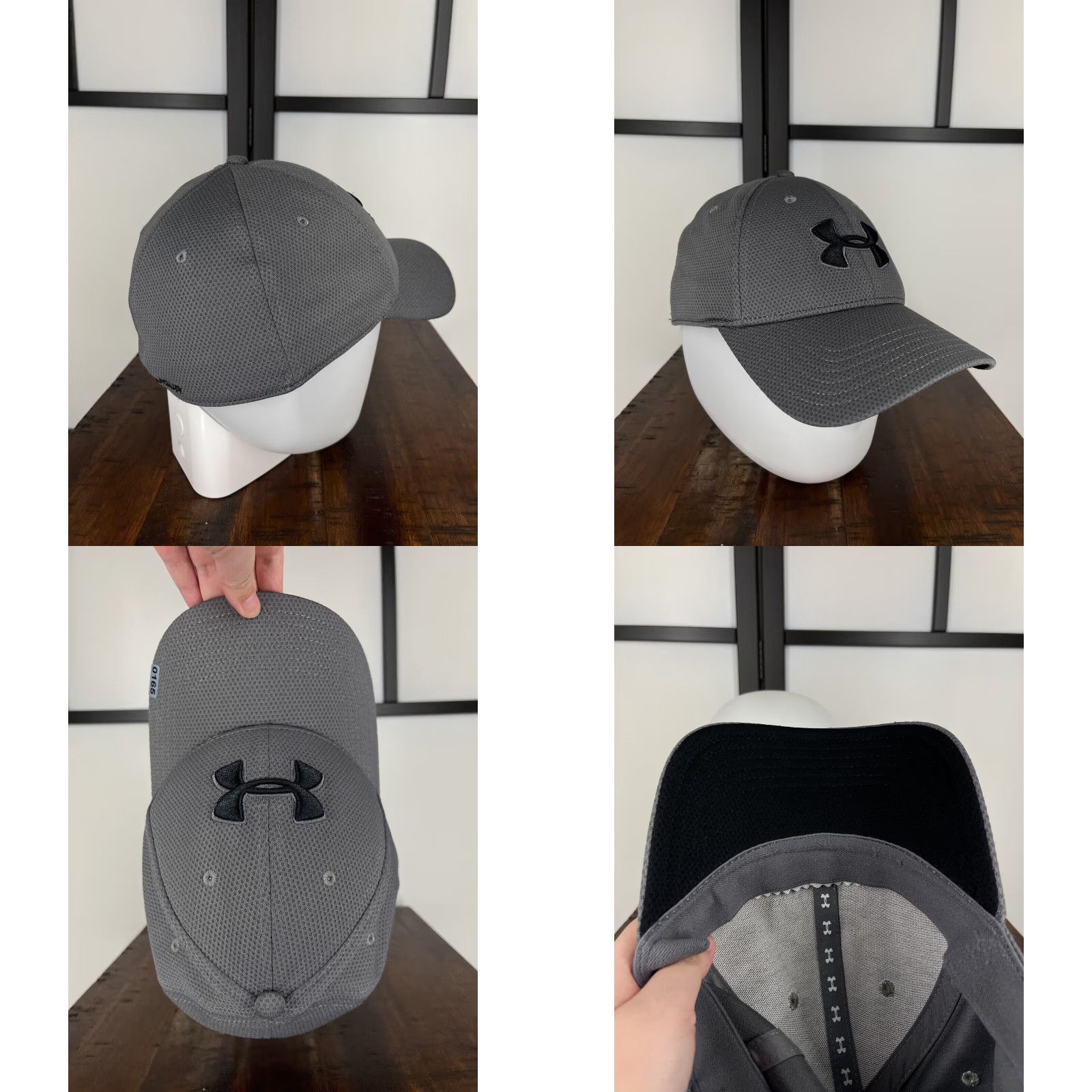 Under Armour Under Armour Hat Cap Fitted Mens Large Gray Logo Embroidered Polyester Baseball Cap Mens Gray Embroidered Logo 90s Outdoor Sports Lightweight Size ONE SIZE - 8 Thumbnail