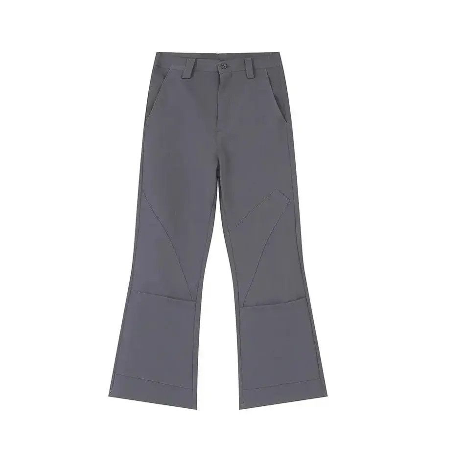 Japanese Brand Retro loose solid color micro flared jeans Size US 32 / EU 48 - 6 Thumbnail
