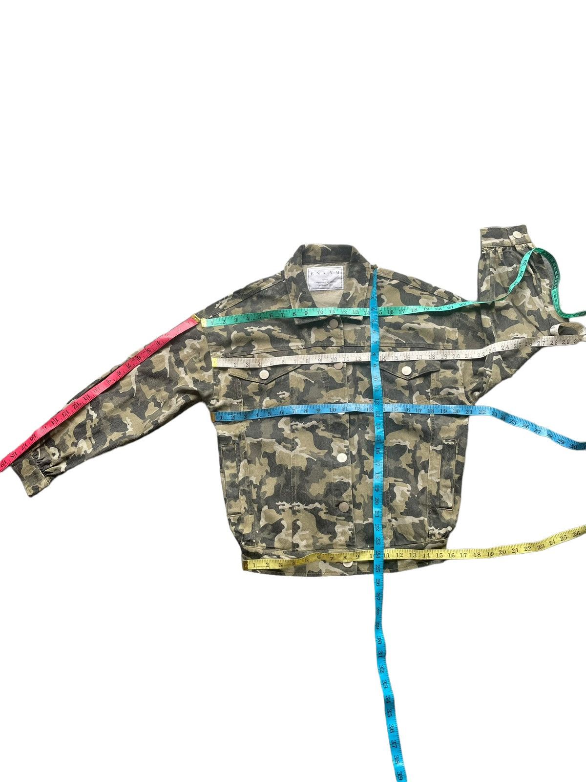 Japanese Brand Envym Camouflage Jacket Size L / US 10 / IT 46 - 9 Thumbnail