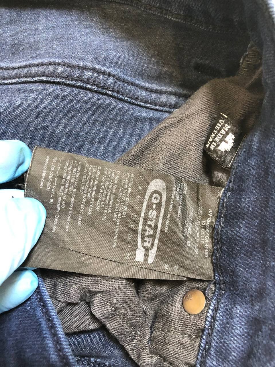 G-Star G Star Raw Vintage Mens Heller Tapered Denim Pants Jeans Size 30" / US 8 / IT 44 - 15 Thumbnail