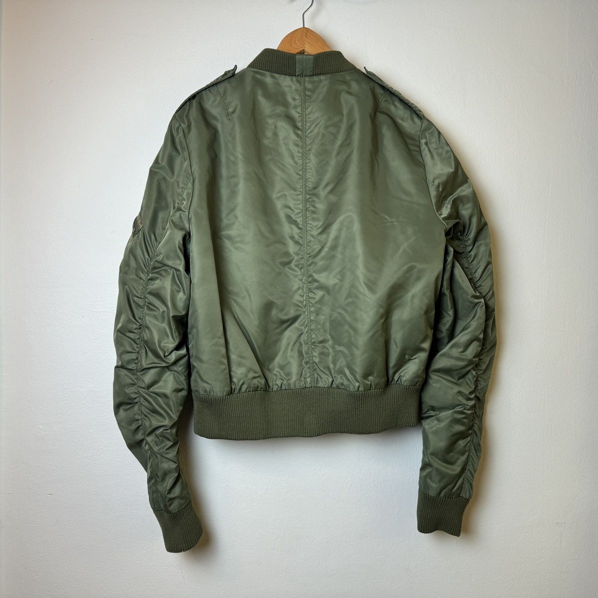 Allsaints ALLSAINTS Bomber Jacket, Green Small x Designer x Vintage Size US L / EU 52-54 / 3 - 2 Thumbnail