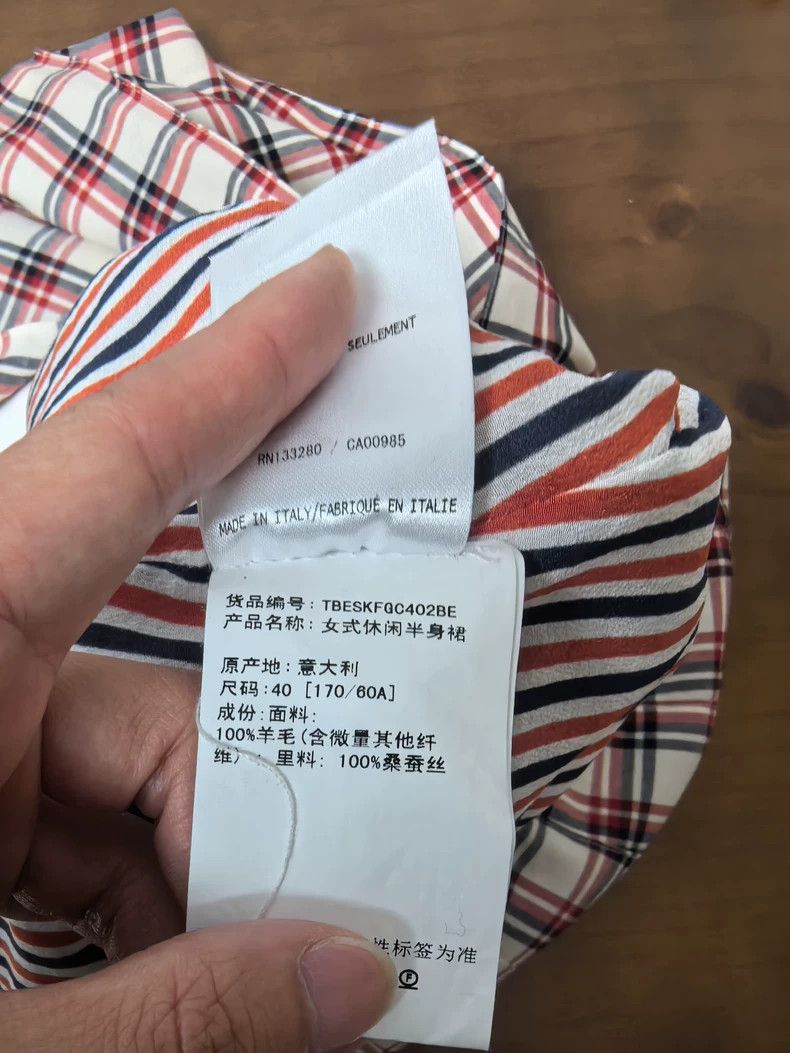 Thom Browne Thom Browne size40 A wool pleated skirt Size 39" - 5 Thumbnail