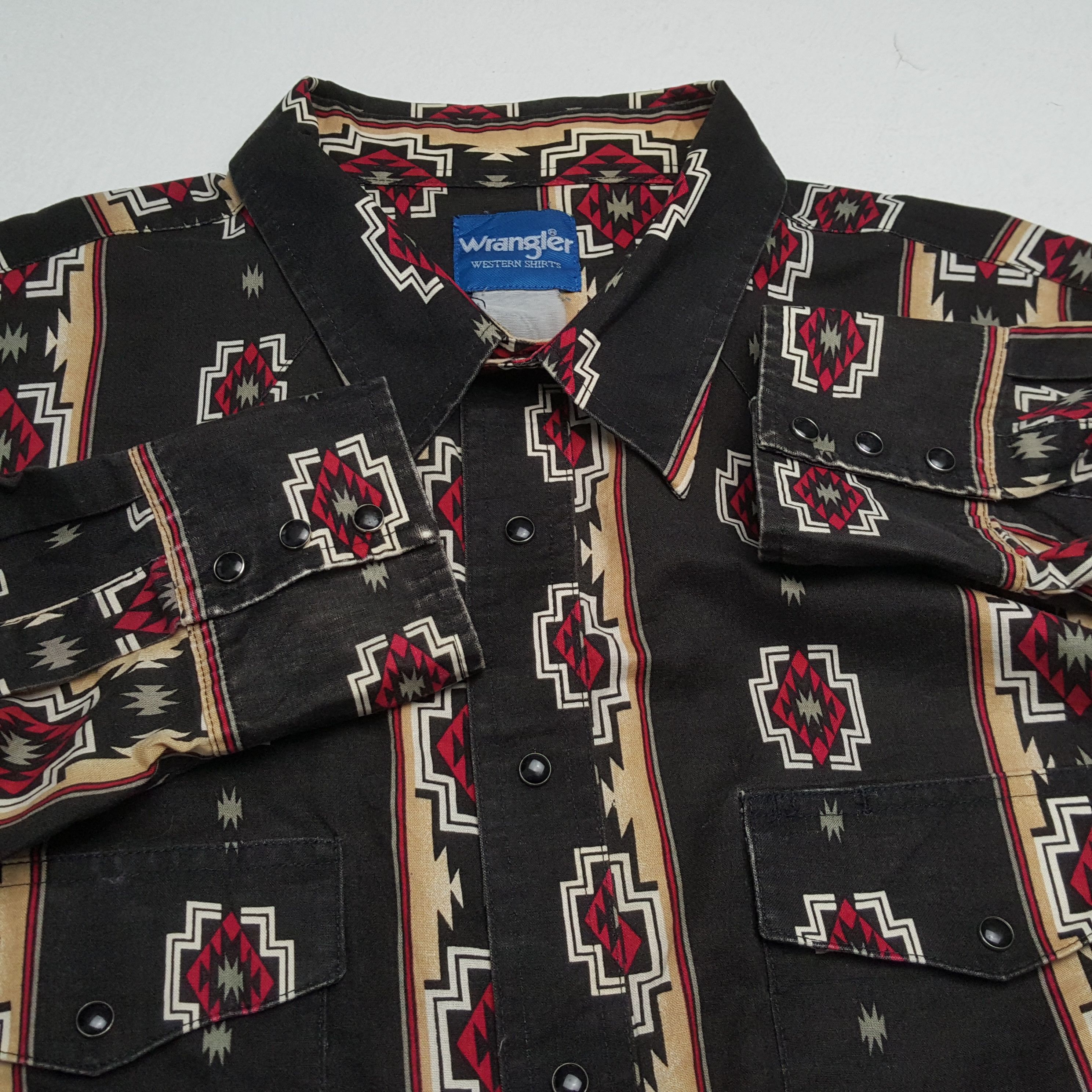Vintage × Wrangler Vintage WRANGLER American Classic Style Shirts Size US XXL / EU 58 / 5 - 7 Thumbnail
