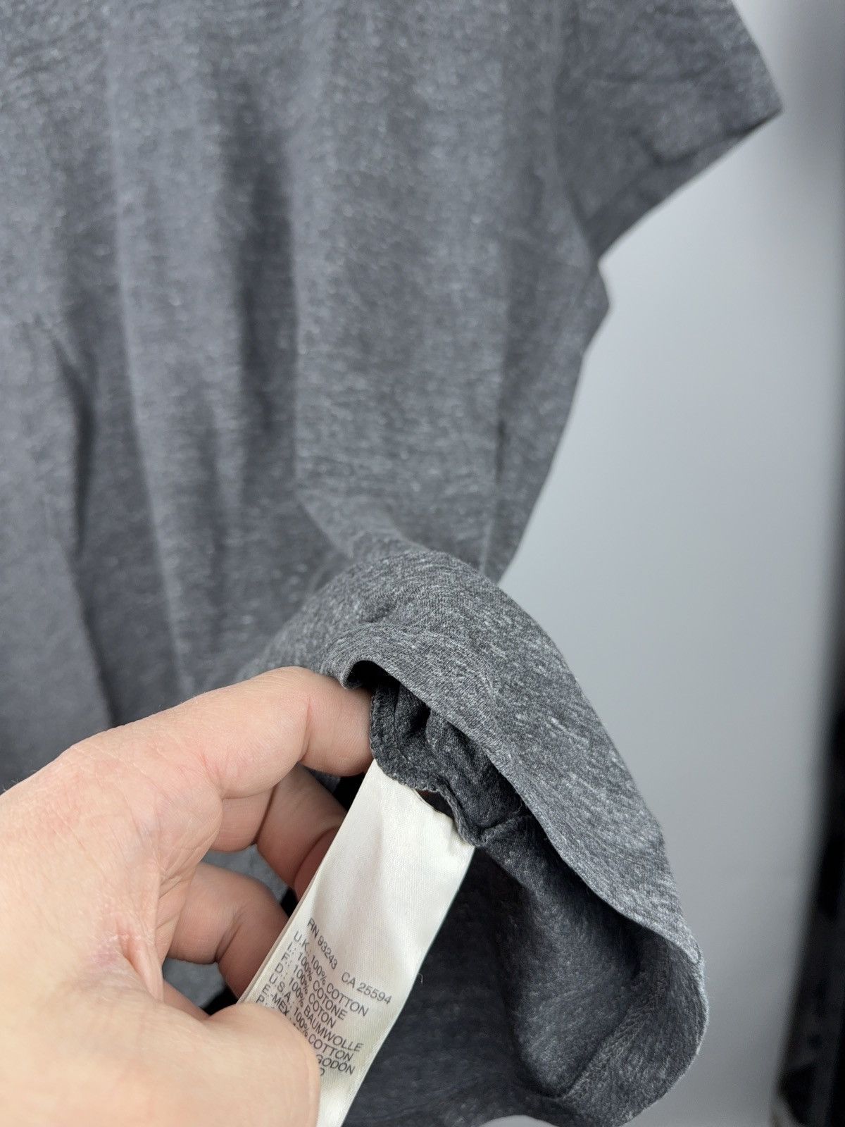 Diesel Luxury 00s Diesel Industry Italy Gray V-Neck Logo T-Shirt Size US L / EU 52-54 / 3 - 10 Thumbnail