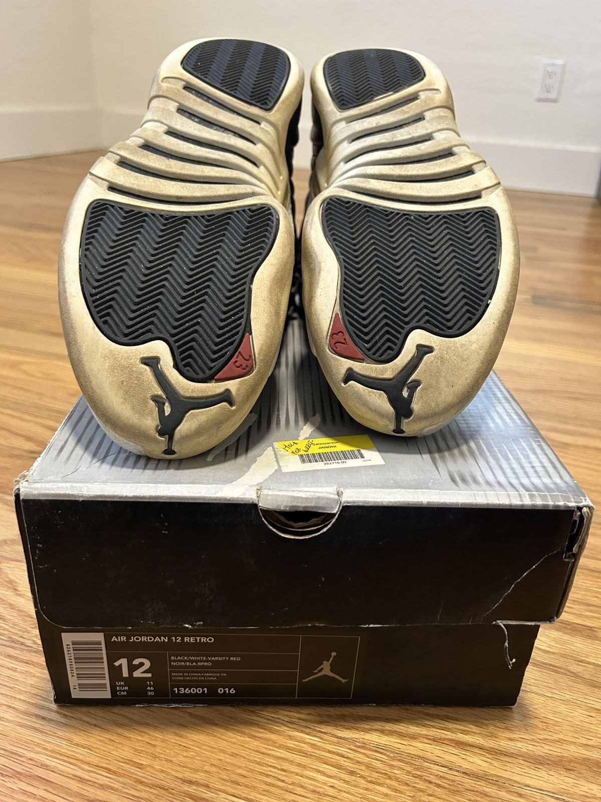 Nike Nike Jordan 12 Playoffs 2004 size 12 Size US 12 / EU 45 - 6 Thumbnail