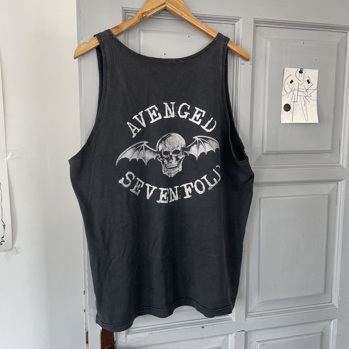 Band Tees × Vintage 2000s Avenged Sevenfold Skull Bootleg T Shirt Size M Size US L / EU 52-54 / 3 - 6 Thumbnail