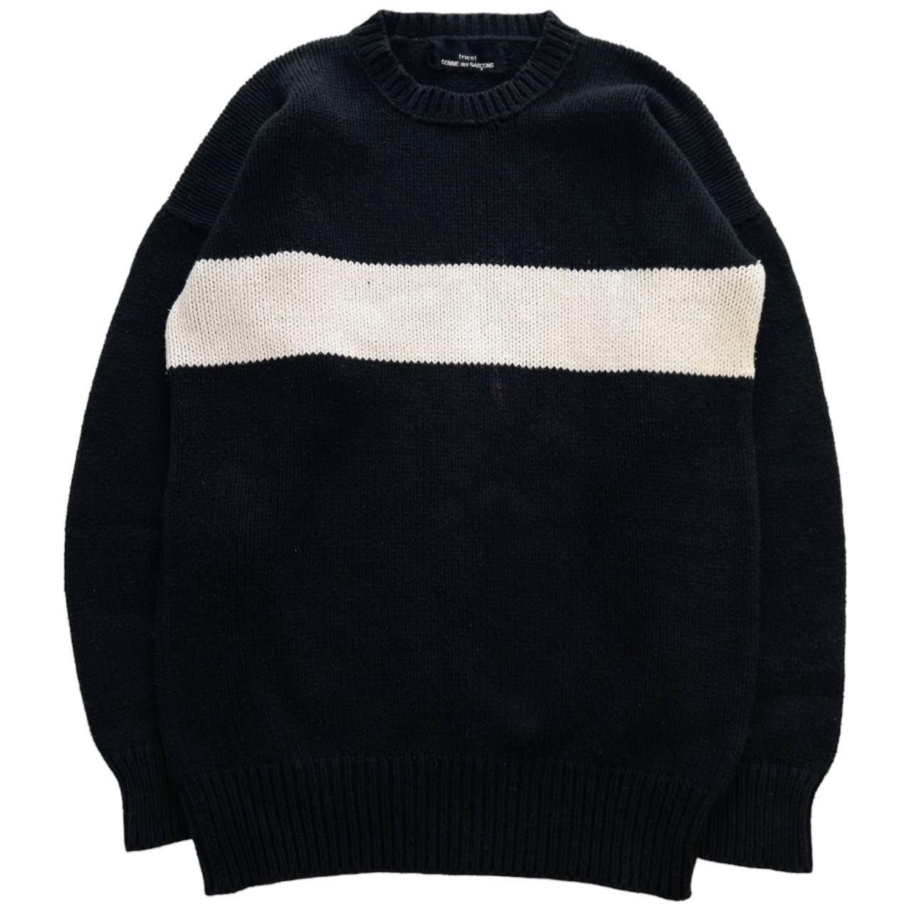 Wool Sweater Comme Des Garcons Striped Sweater Vintage Comme Des
