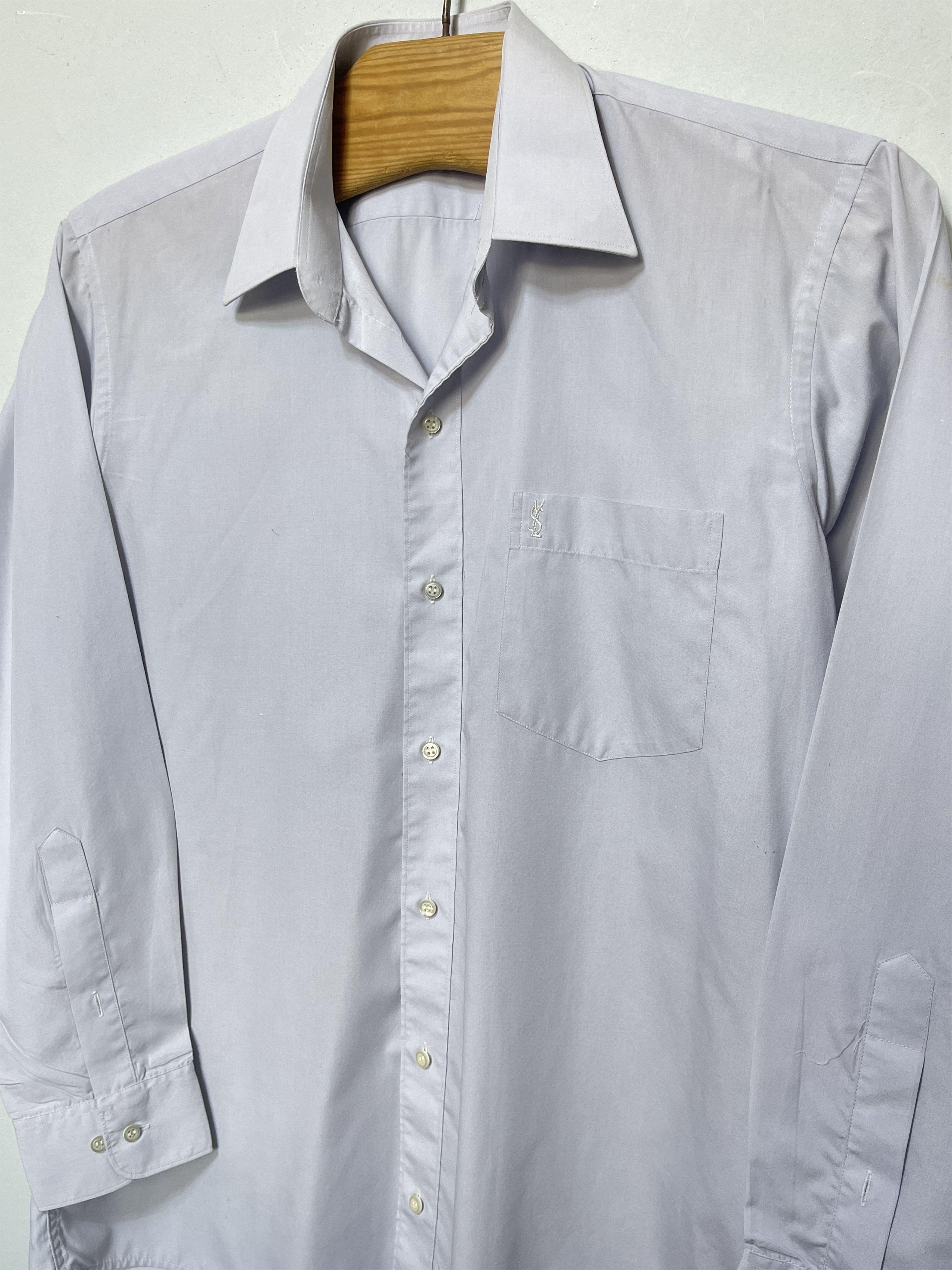 Yves Saint Laurent 🔥 Shirt vintage YSL yves Saint Laurent size L cotton Size US L / EU 52-54 / 3 - 3 Thumbnail