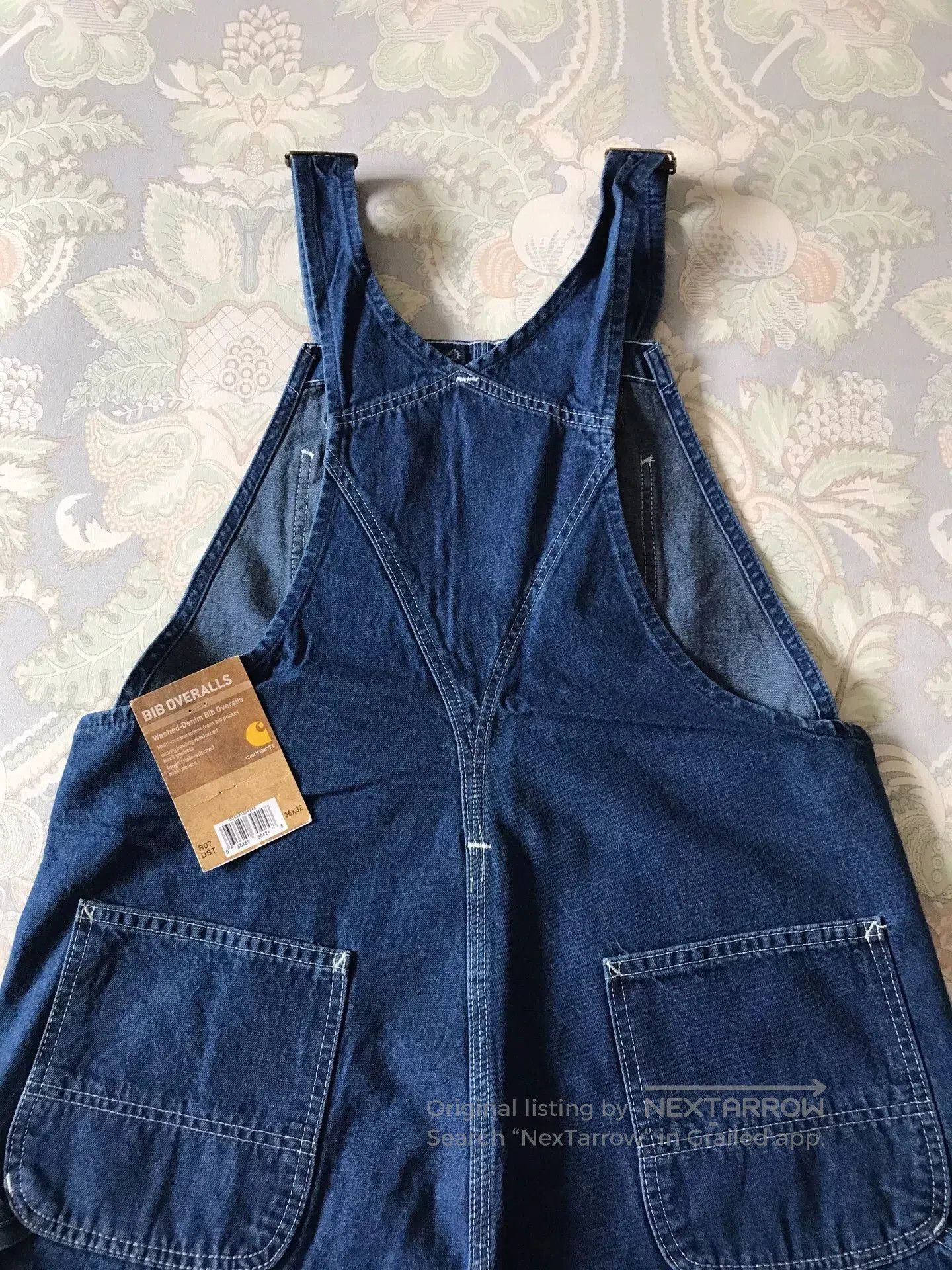 Carhartt Carhartt R07 Washed Denim Overalls W36L32. Size US 36 / EU 52 - 2 Thumbnail