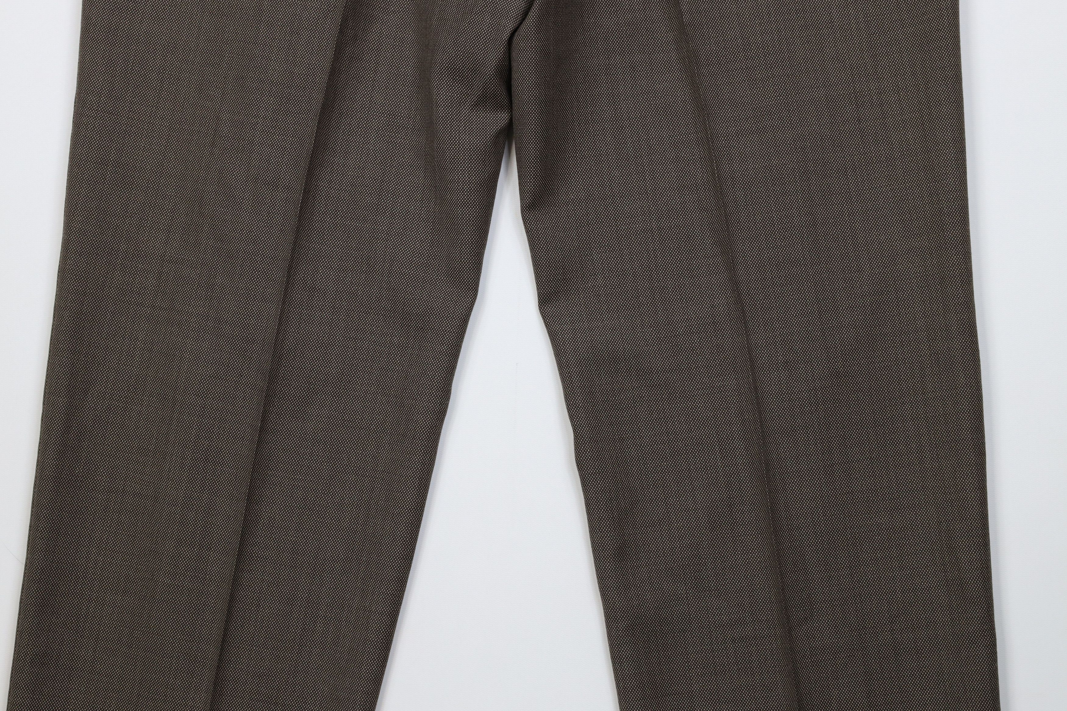 Vintage Vintage 90s Streetwear Virgin Wool Knit Wide Leg Chino Pants Size US 38 / EU 54 - 10 Thumbnail