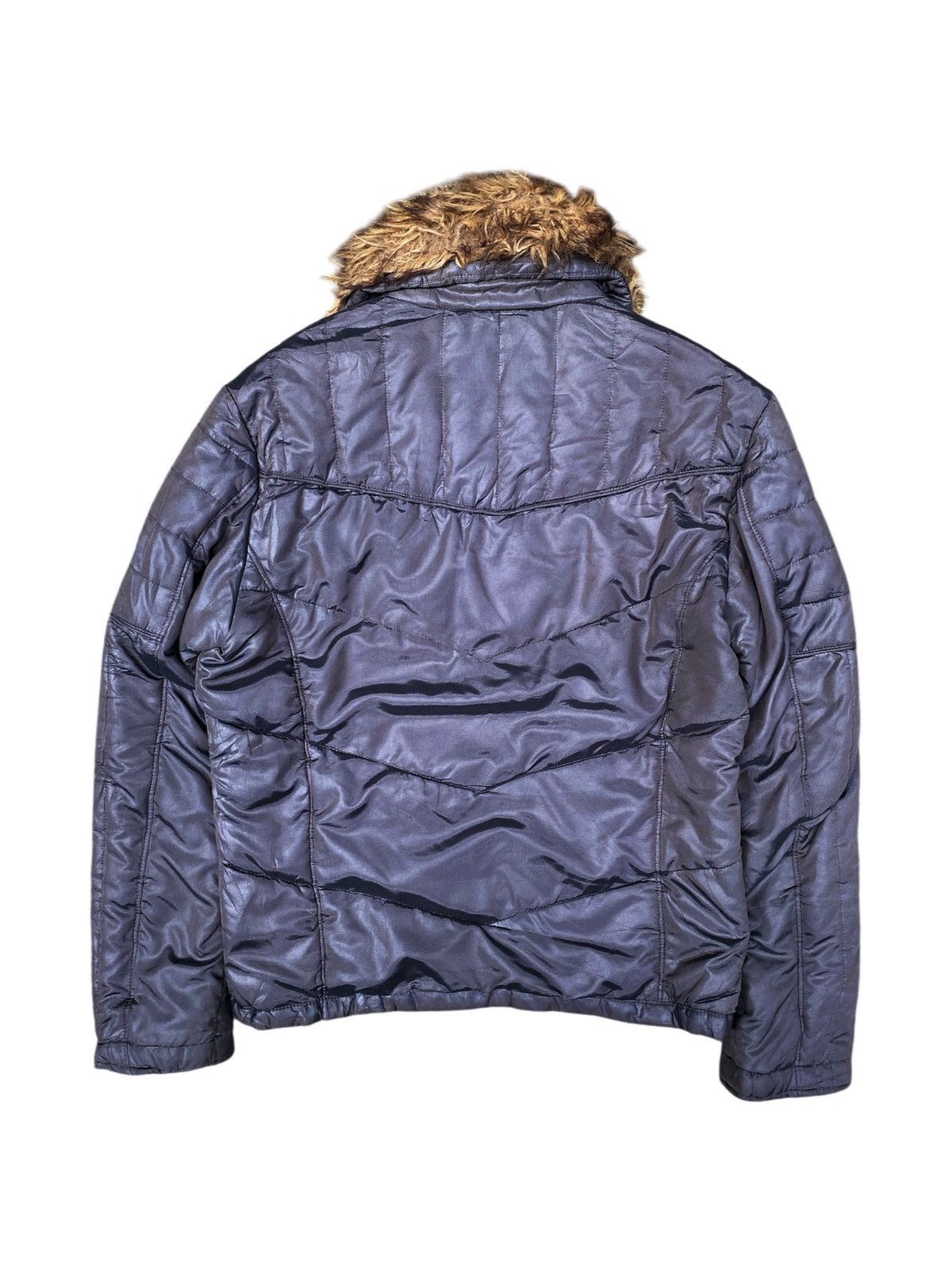 JAPANESE ASM FUR BONDAGE JACKET GOTHIC PUNK STYLE