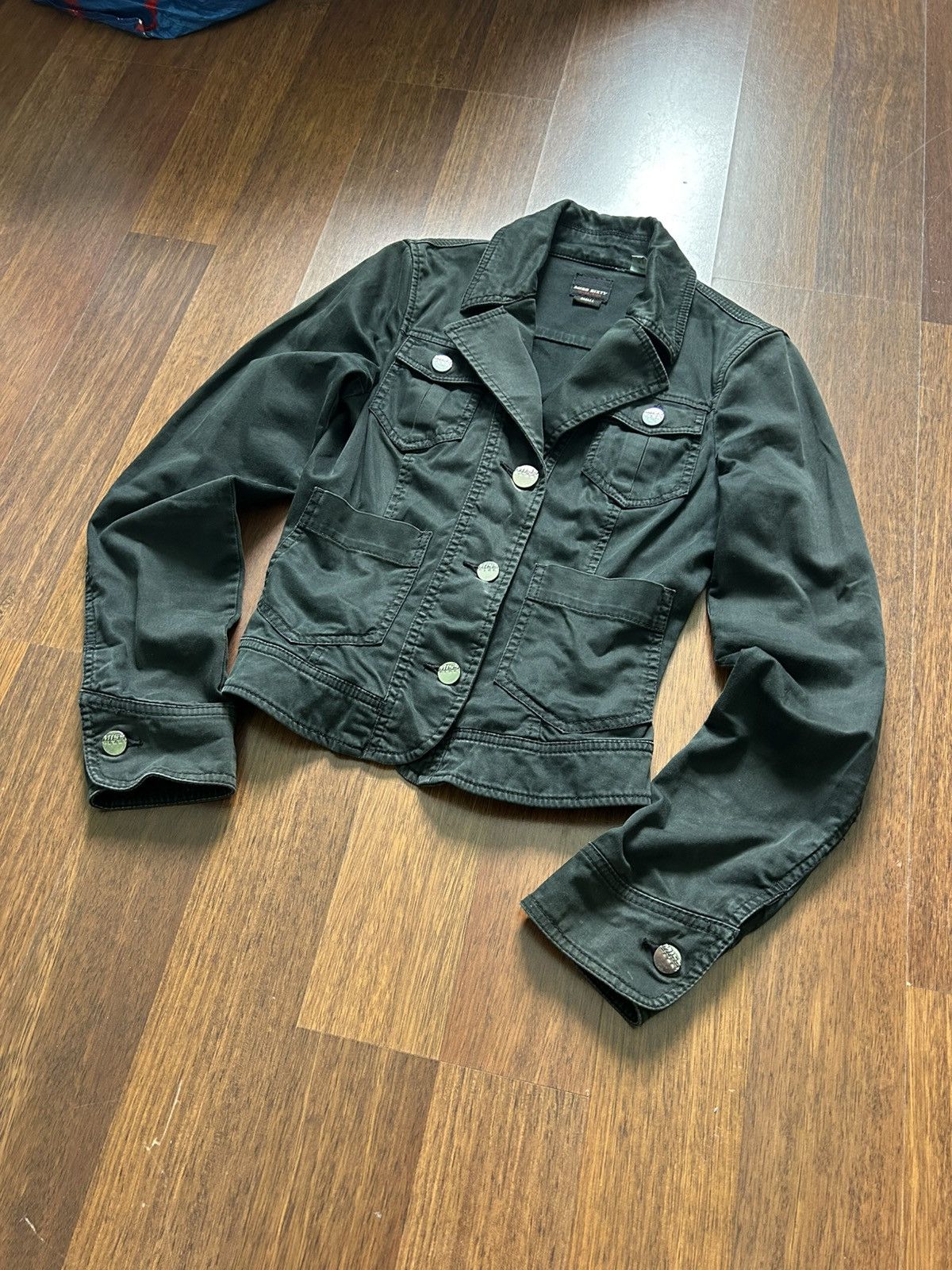 Miss Sixty Miss Sixty Faded Y2K Denim Jacket Avantgarde Style Size S Size S / US 4 / IT 40 - 3 Thumbnail