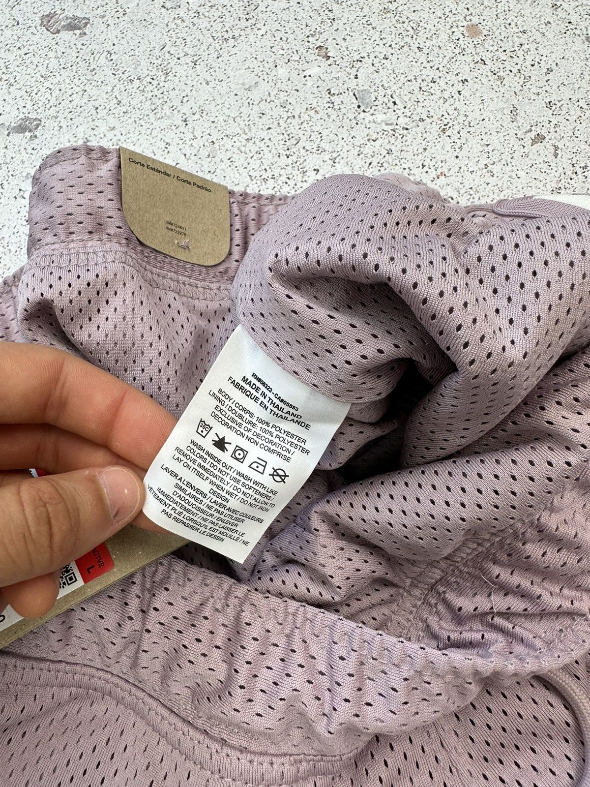 Jordan Brand Air Jordan Diamond mesh essentials shorts Pink Purple Men S Size US 30 / EU 46 - 6 Thumbnail