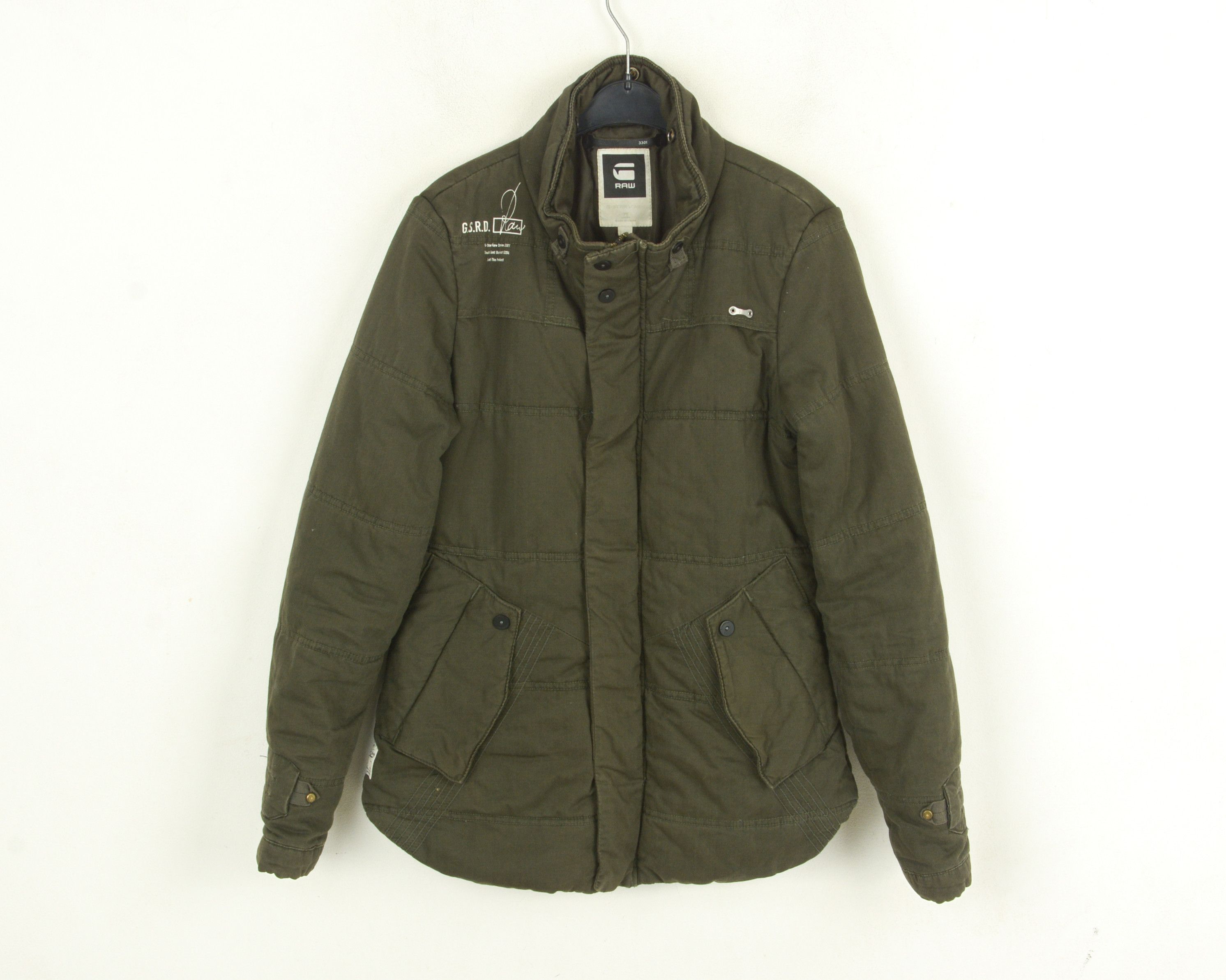 G-Star Storm Women Cotton S Jacket Denim Coat Khaki Trenchcoat Size S / US 4 / IT 40 - 1 Thumbnail