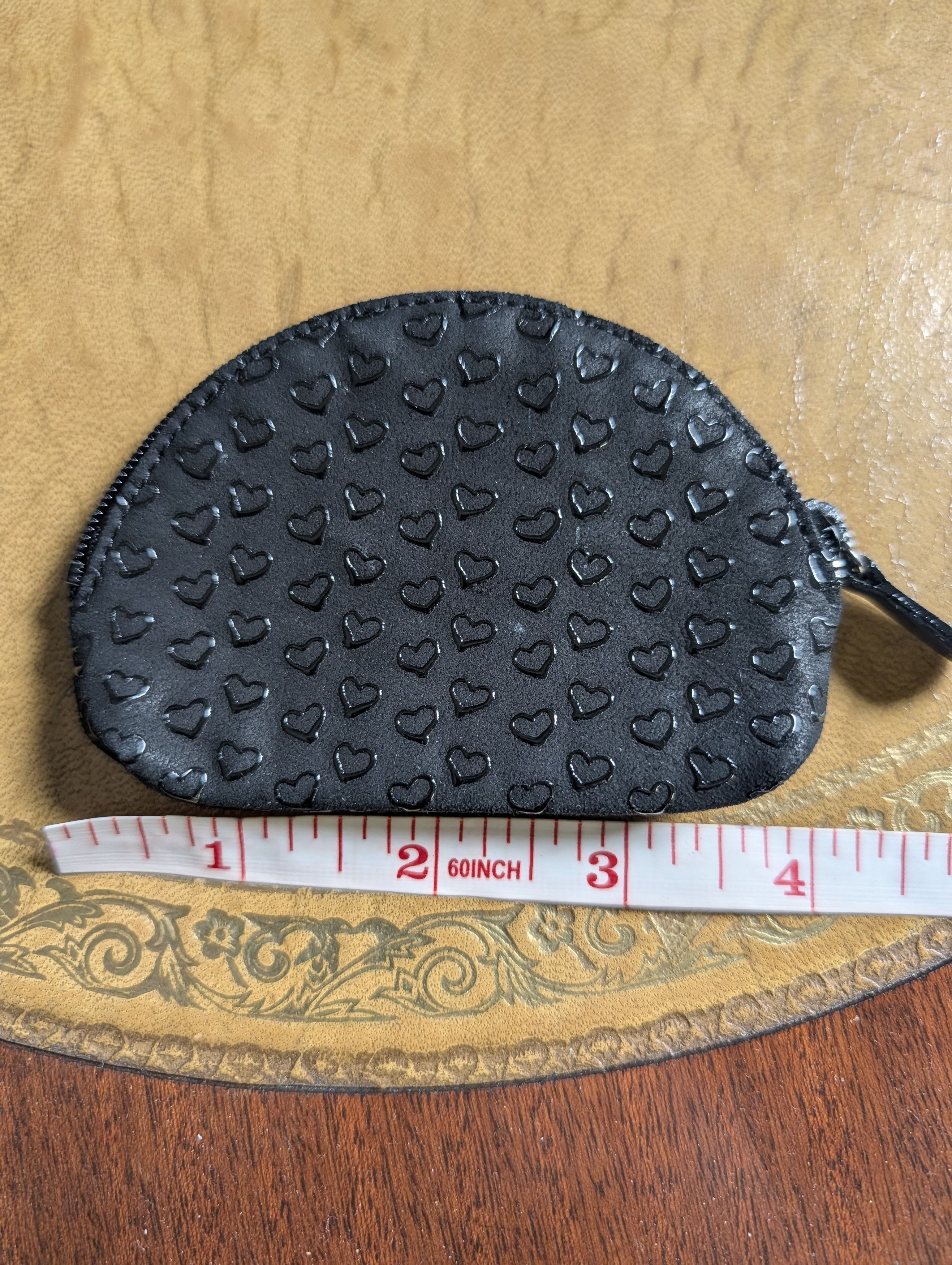 Tiffany & Co. Tiffany x Elsa Peretti Suede Heart Pattern Japan Coin Purse Size ONE SIZE - 10 Thumbnail