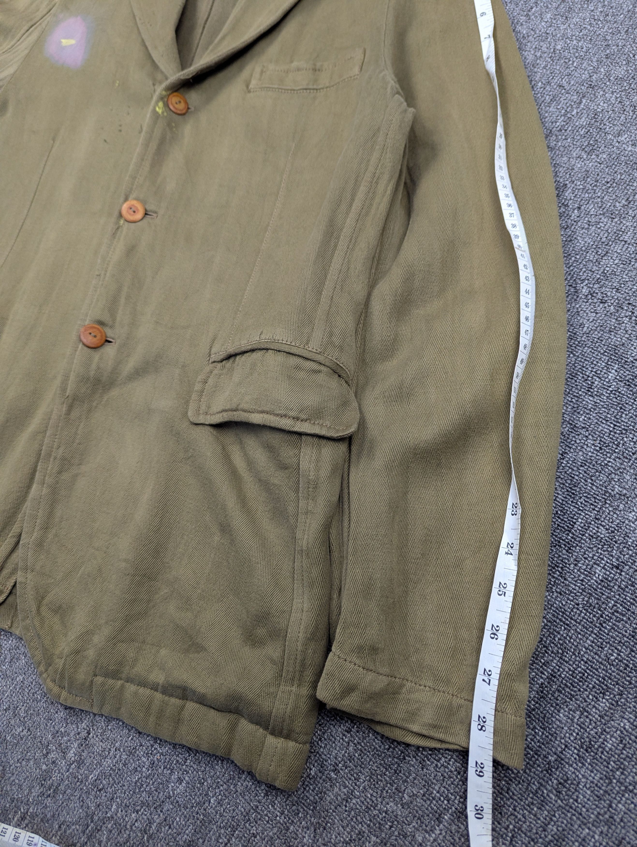 Comme Des Garcons Shirt Blazer Distressed Jacket