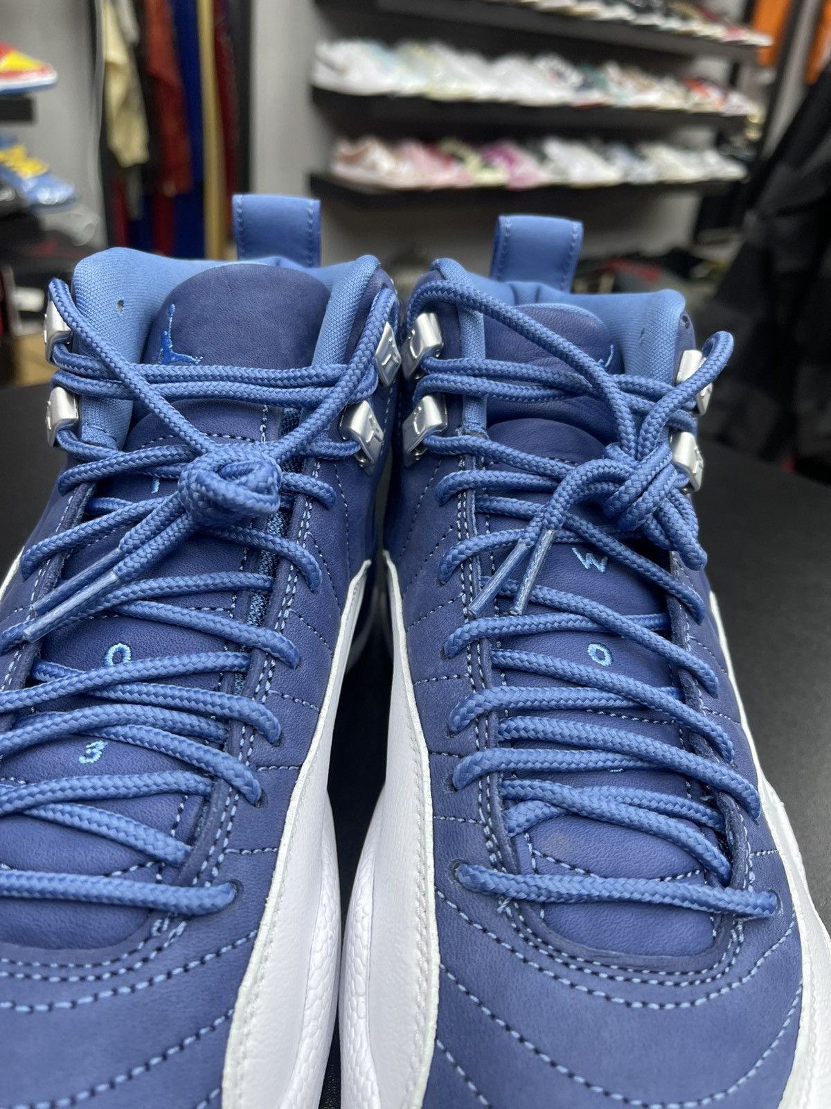 Jordan Brand Size 8 - Jordan 12 Indigo Blue/White Size US 8 / EU 41 - 6 Thumbnail