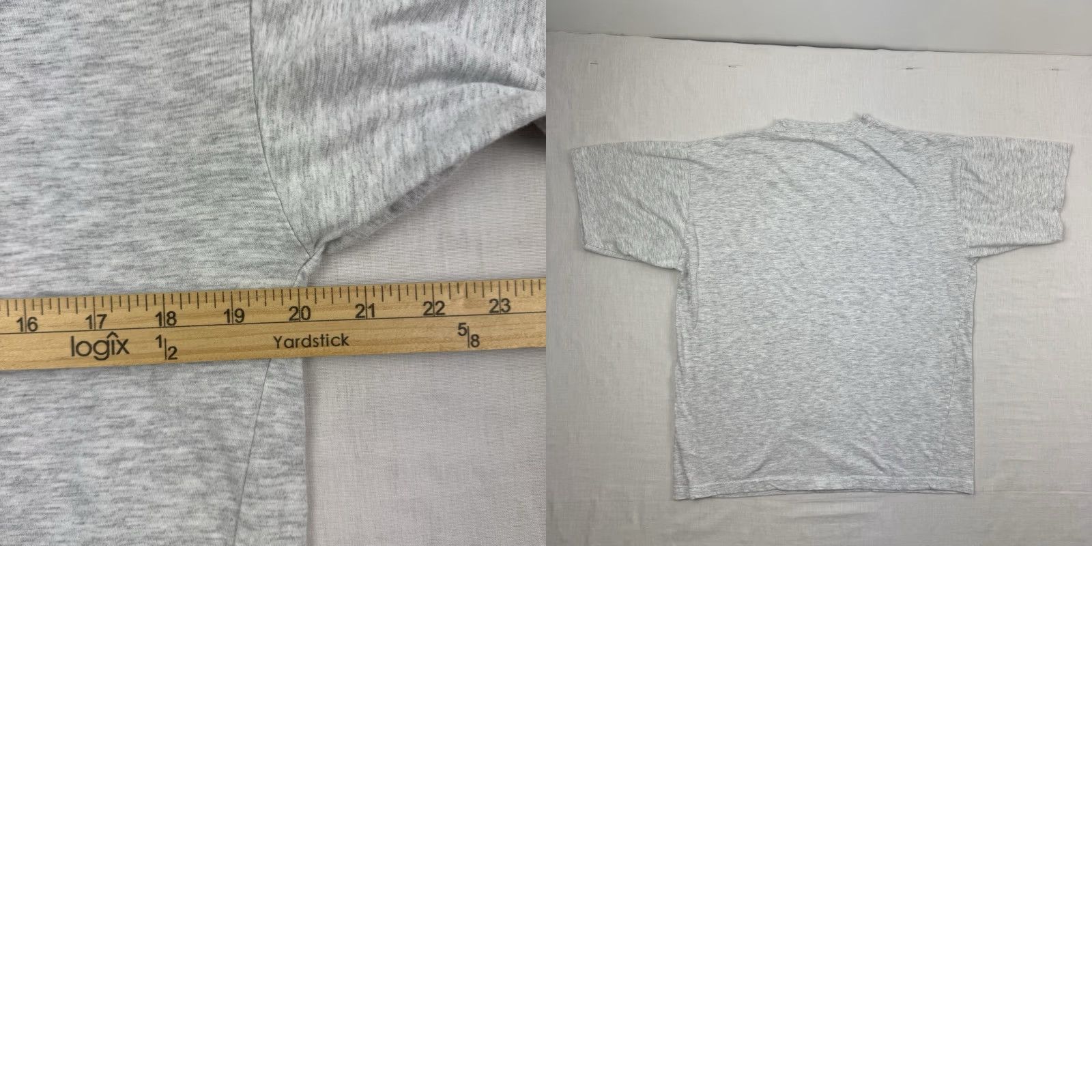 Logo 7 Oxford Shirt Adult Medium Gray Graphic Print Logo College University Mens Size US M / EU 48-50 / 2 - 8 Thumbnail