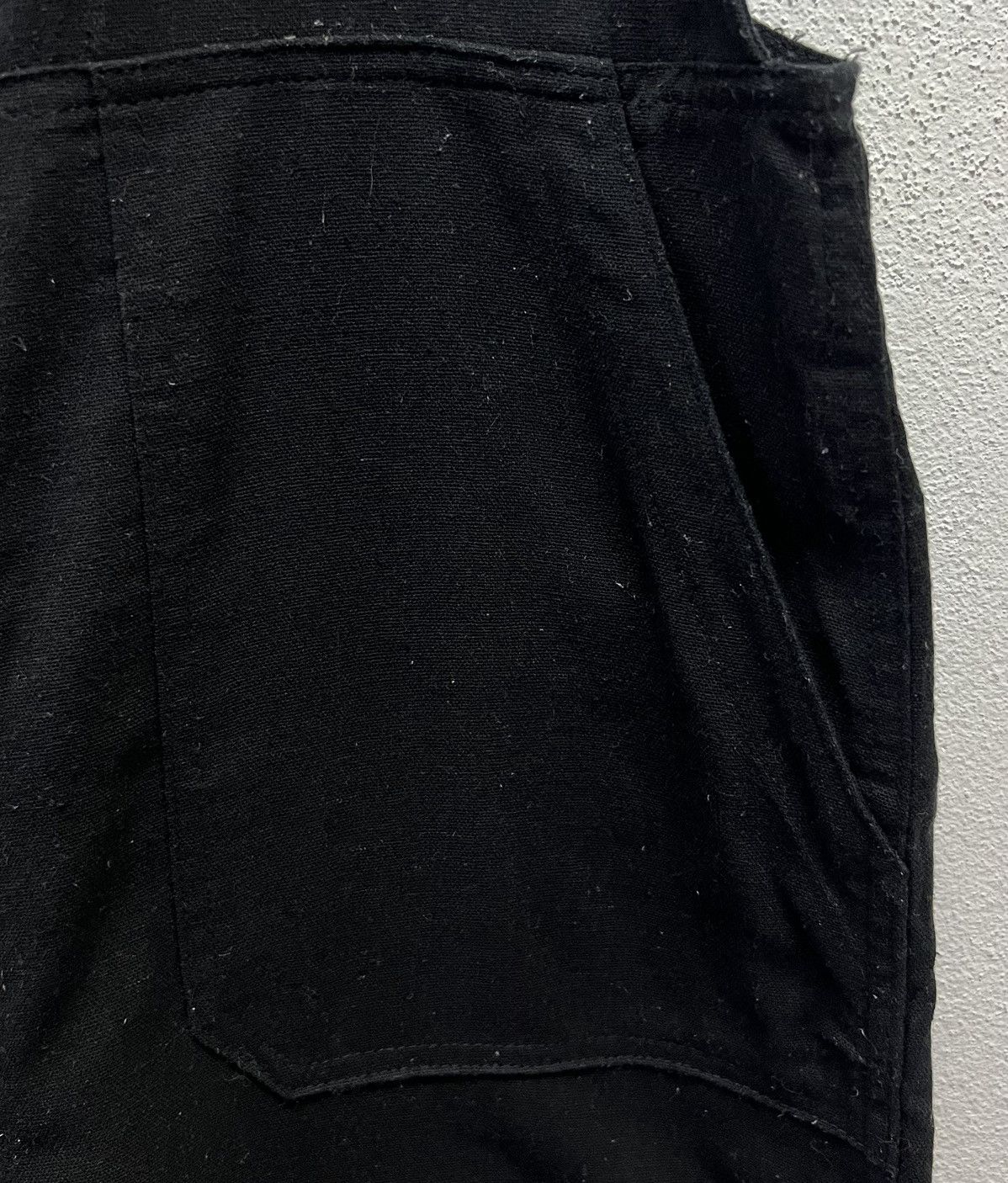 Designer × Vintage Alma Design Black Wide-Leg Linen Blend Overalls – Size S Size US 36 / EU 52 - 6 Thumbnail