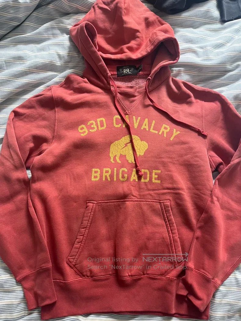 RRL Ralph Lauren RRL Ralph Lauren Old style red hoodie Size US S / EU 44-46 / 1 - 1 Thumbnail