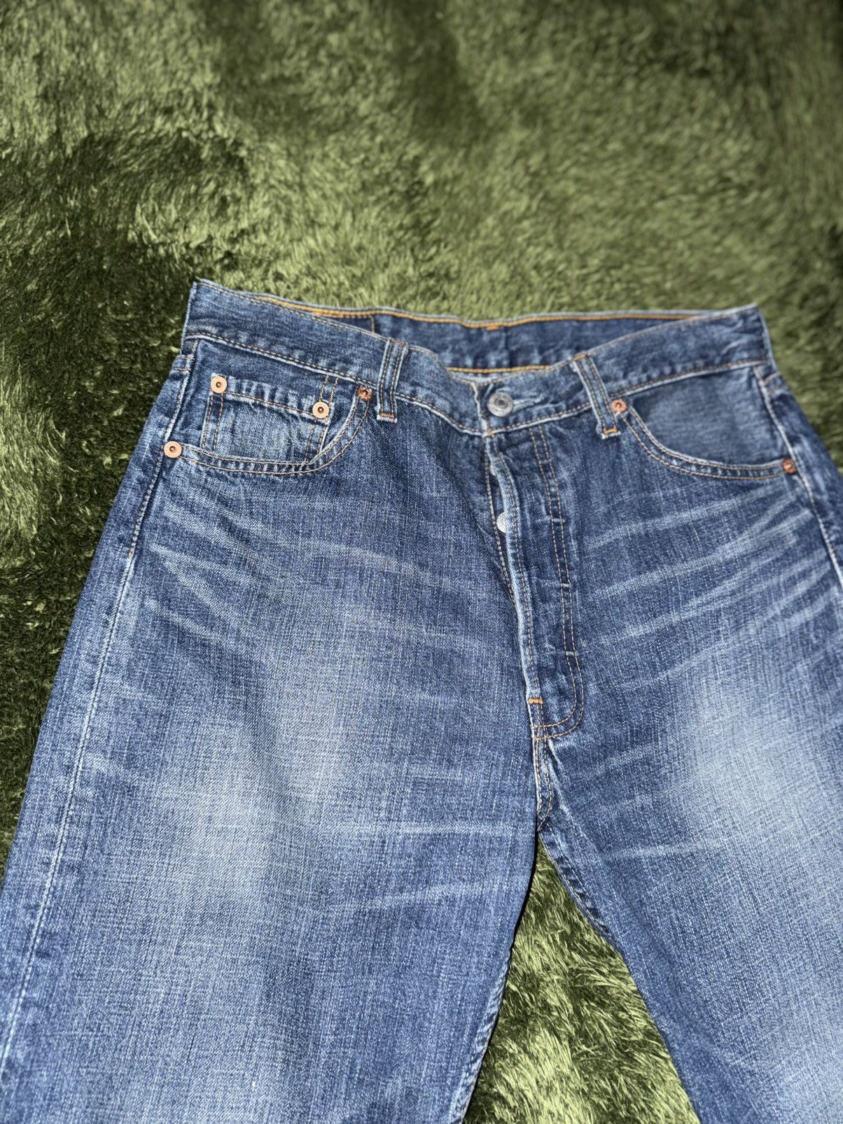 Levi's [30x14] Levi’s 501 Japan Release Button Fly Denim Shorts Size US 30 / EU 46 - 5 Thumbnail