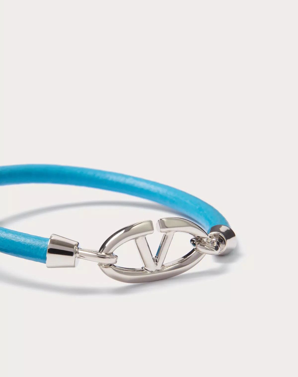 Valentino oc11z0725 Size:Medium/Bold Edition Vlogo Bracelet in SkyBlue Size ONE SIZE - 2 Thumbnail