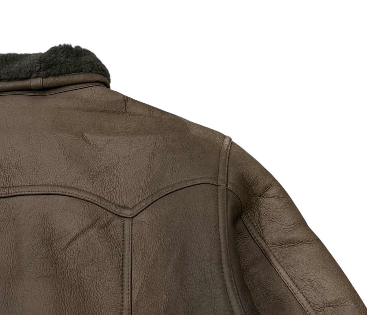 Leather Vintage Sheepskin Shearling Avant Garde Leather Jacket Size US M / EU 48-50 / 2 - 11 Thumbnail