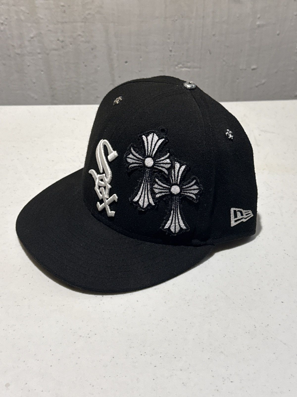 New Era Chrome Hearts Sox Hat Size ONE SIZE - 2 Thumbnail